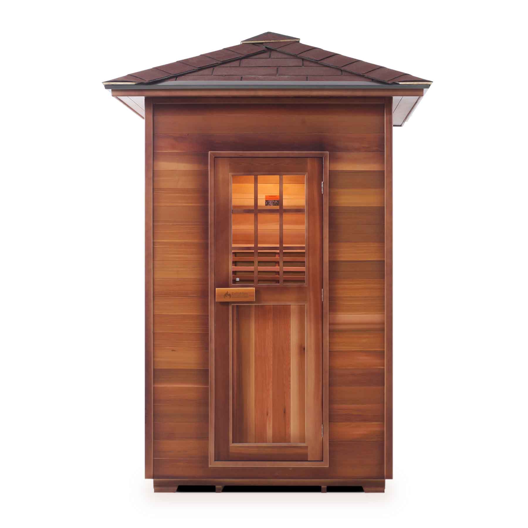 Enlighten Moonlight 2 Person  Outdoor Dry Traditional Sauna - Image 2