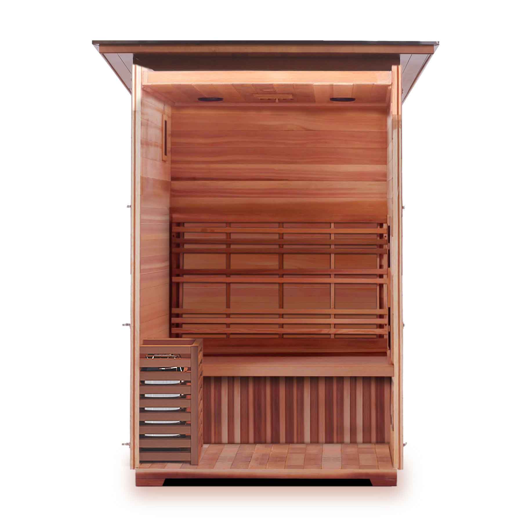 Enlighten Moonlight 2 Person  Outdoor Dry Traditional Sauna - Image 4