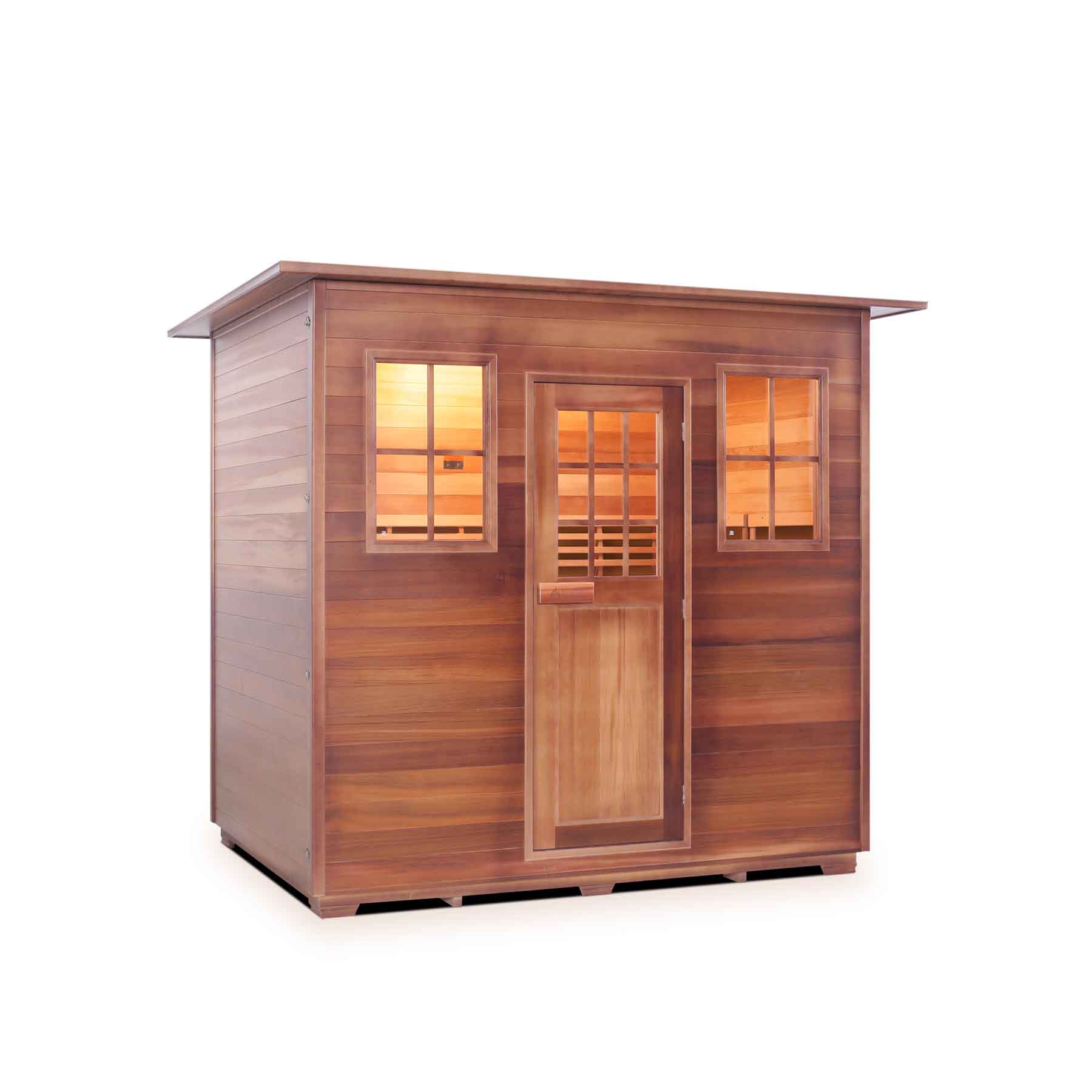 Enlighten Moonlight 5 Person Cedar Indoor Dry Traditional Sauna - Image 3