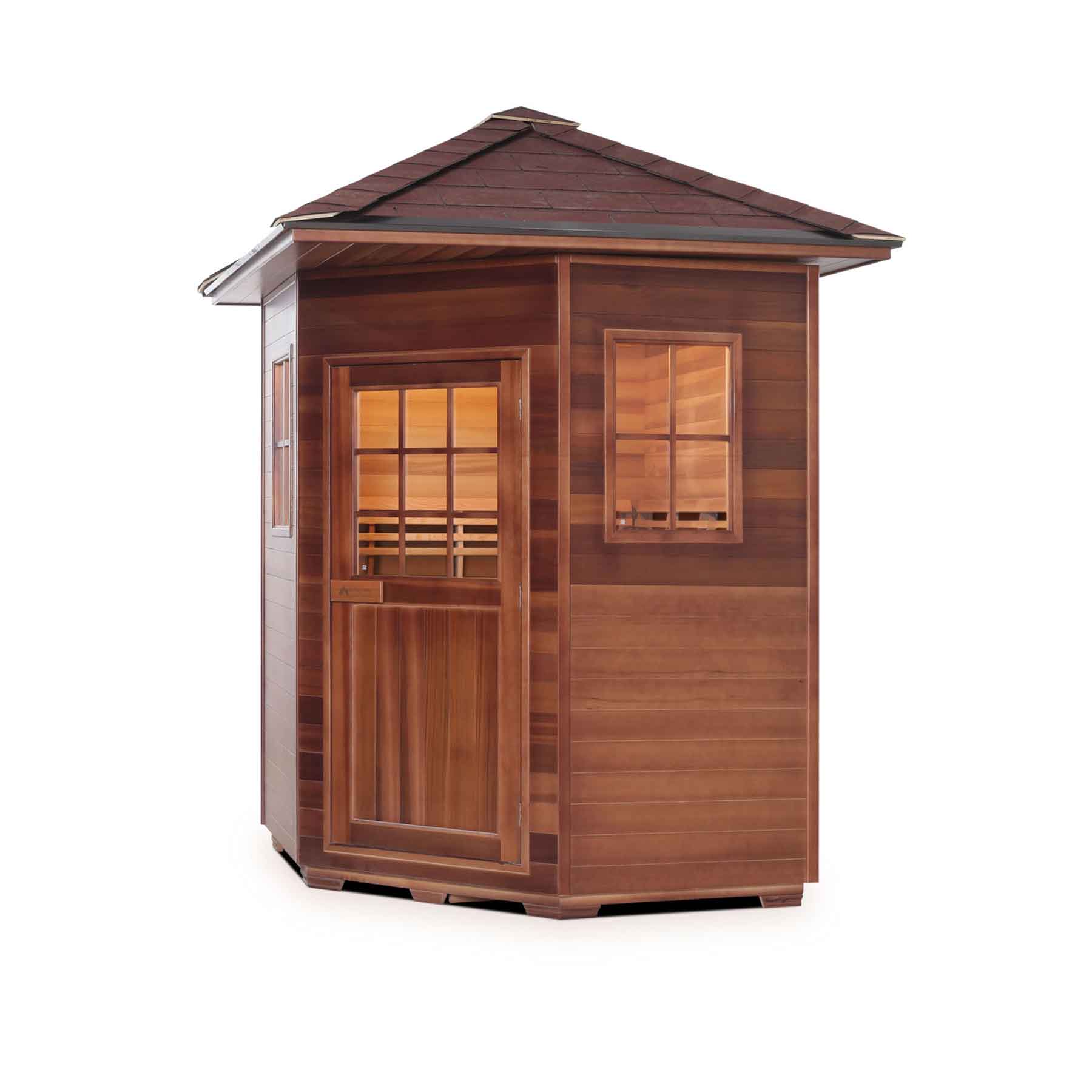 Enlighten Moonlight 4C Space-saving Outdoor Dry Traditional Sauna
