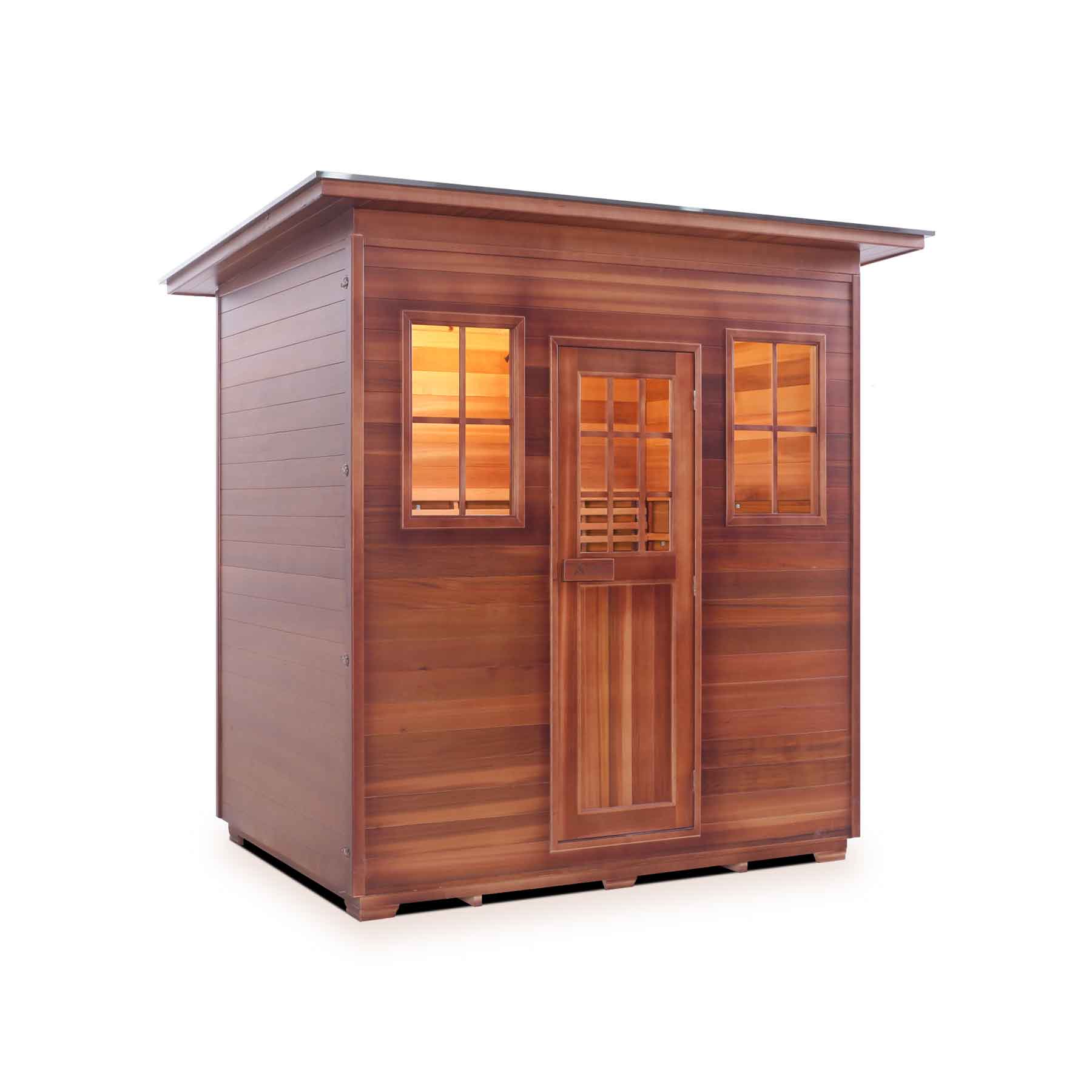 Enlighten Moonlight 5 Person  Outdoor Dry Traditional Sauna - Image 3