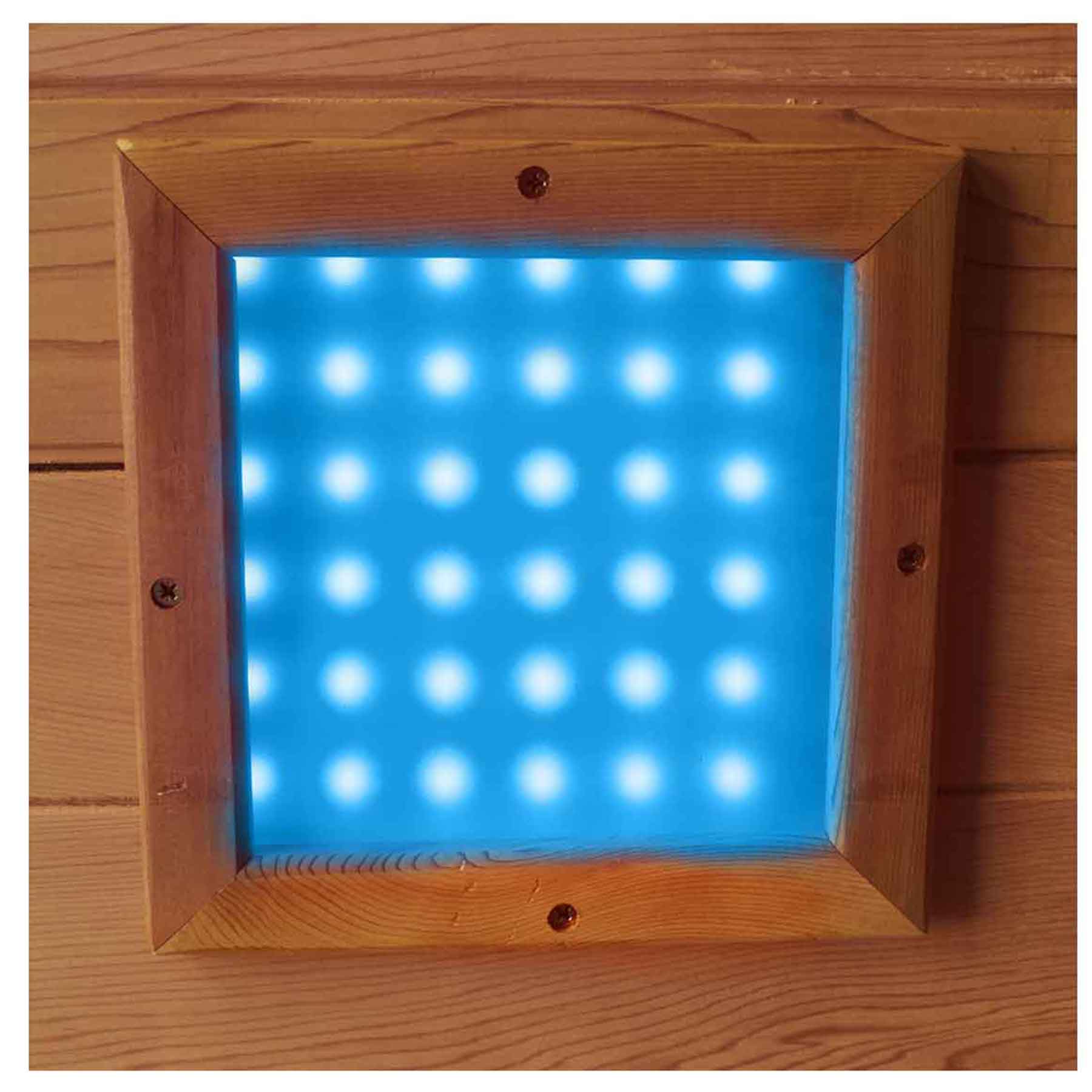 Enlighten Moonlight 4C Cedar Corner Indoor Dry Traditional Sauna - Image 6