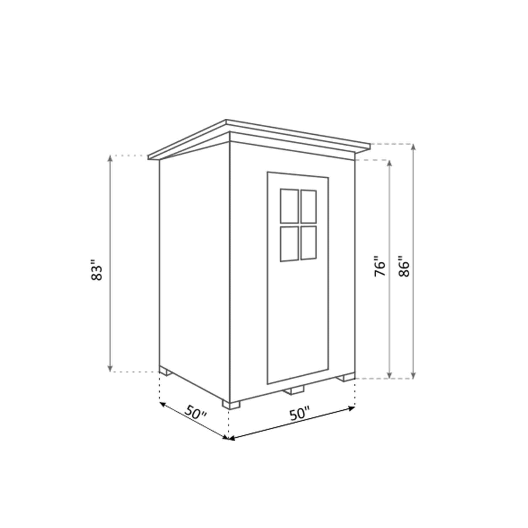 Enlighten Sierra 2 Person  Low EMF Outdoor Infrared Sauna - Image 14