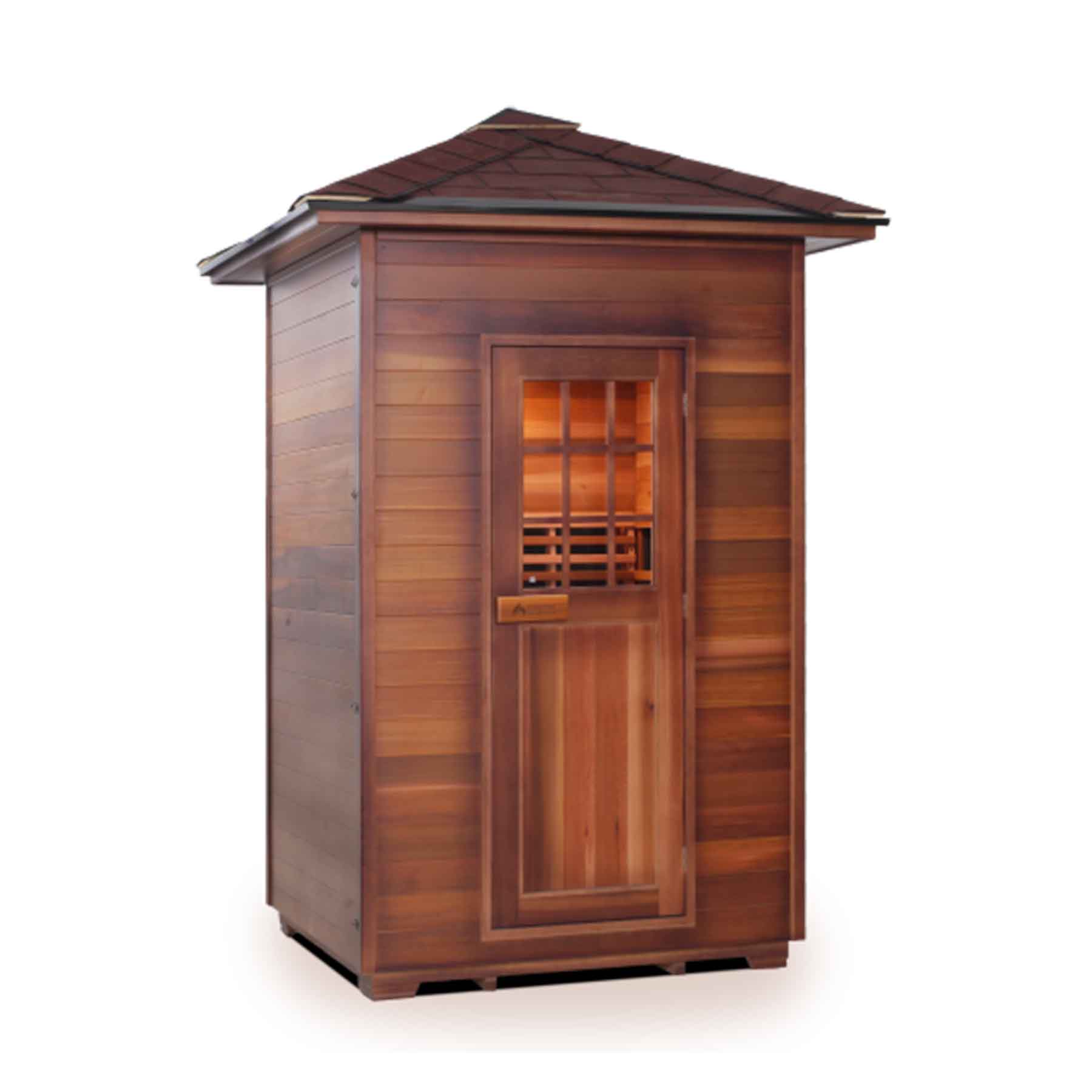 Enlighten Sierra 2 Person  Low EMF Outdoor Infrared Sauna - Image 2