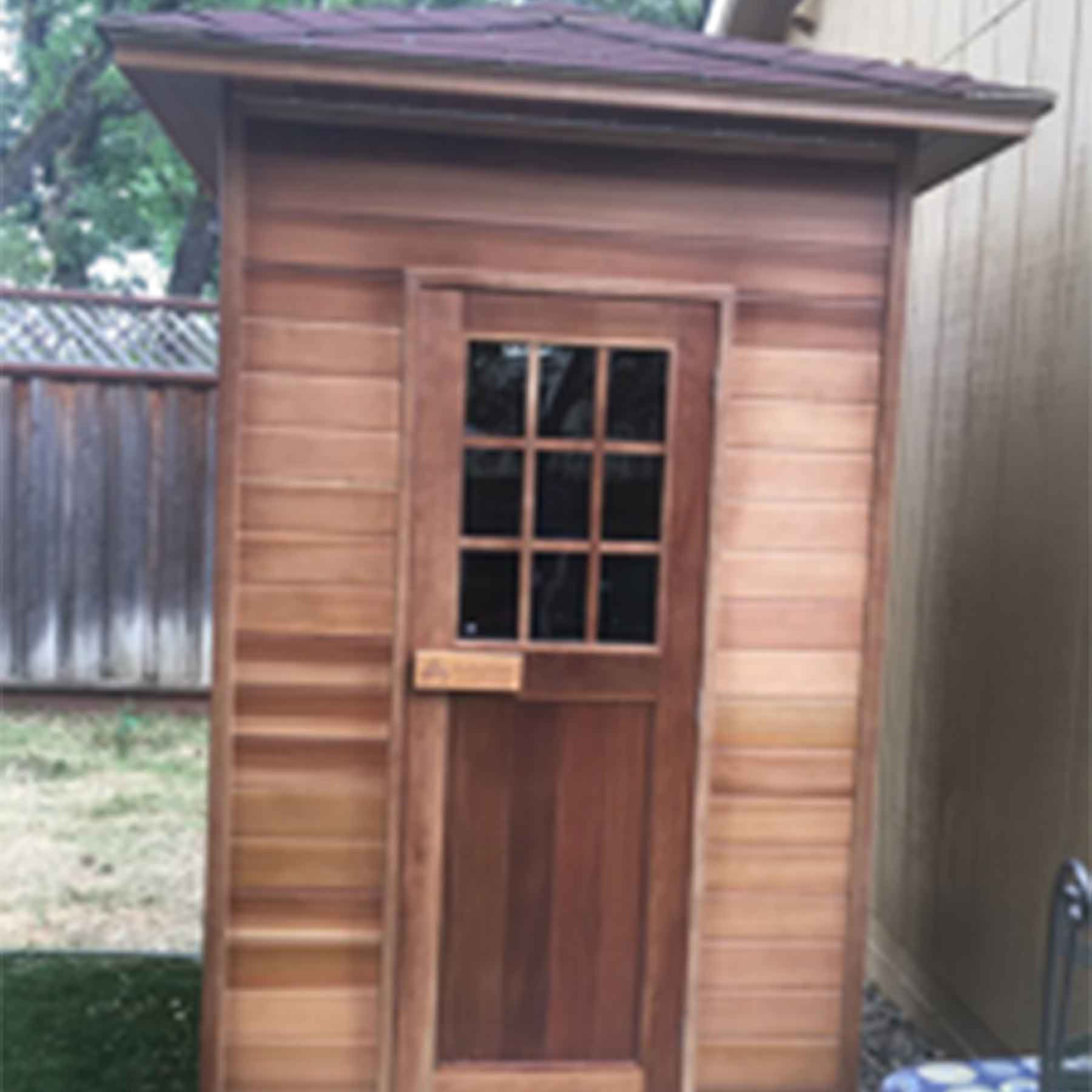 Enlighten Sierra 2 Person  Low EMF Outdoor Infrared Sauna - Image 6