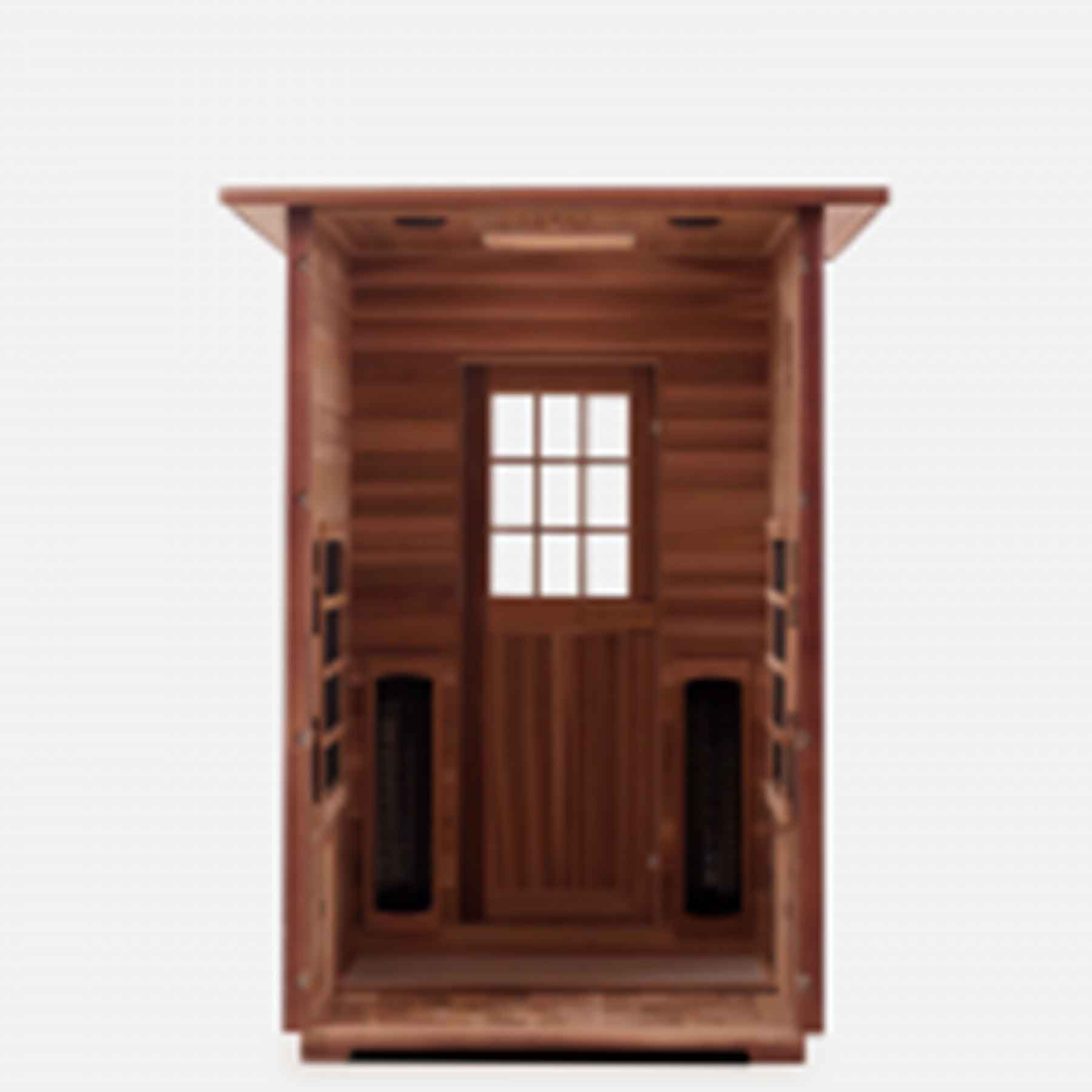 Enlighten Sierra 2 Person  Low EMF Outdoor Infrared Sauna - Image 7