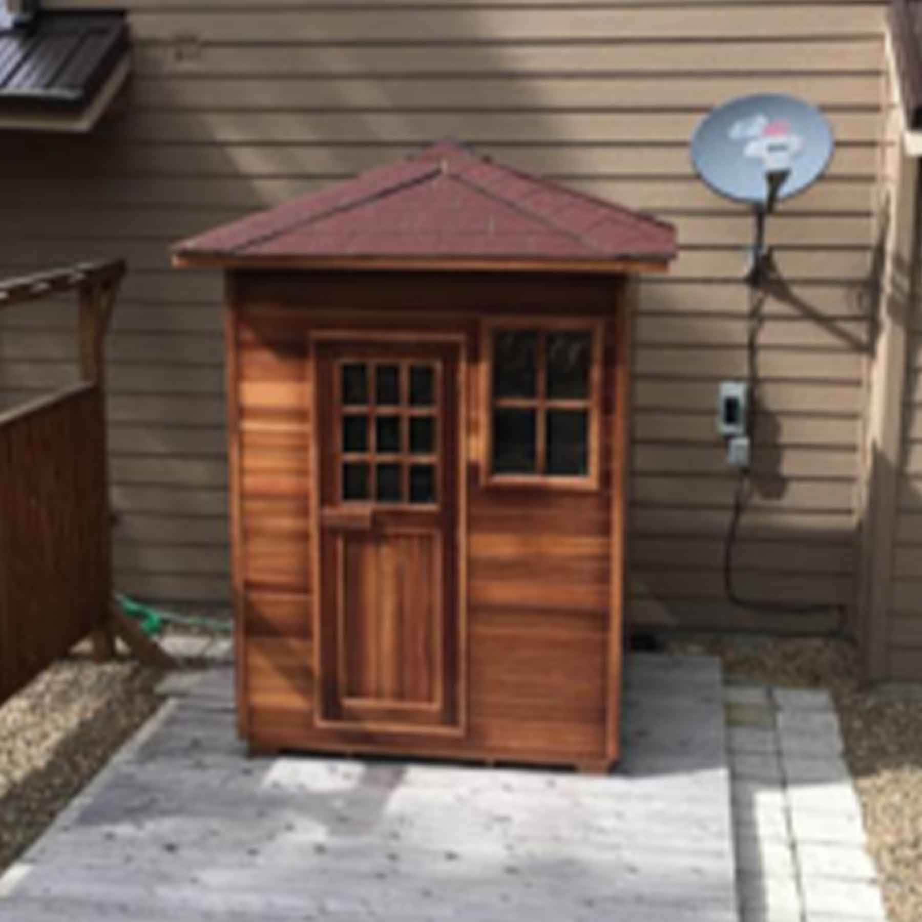 Enlighten Sierra 3 Person  Low EMF Outdoor Infrared Sauna - Image 16