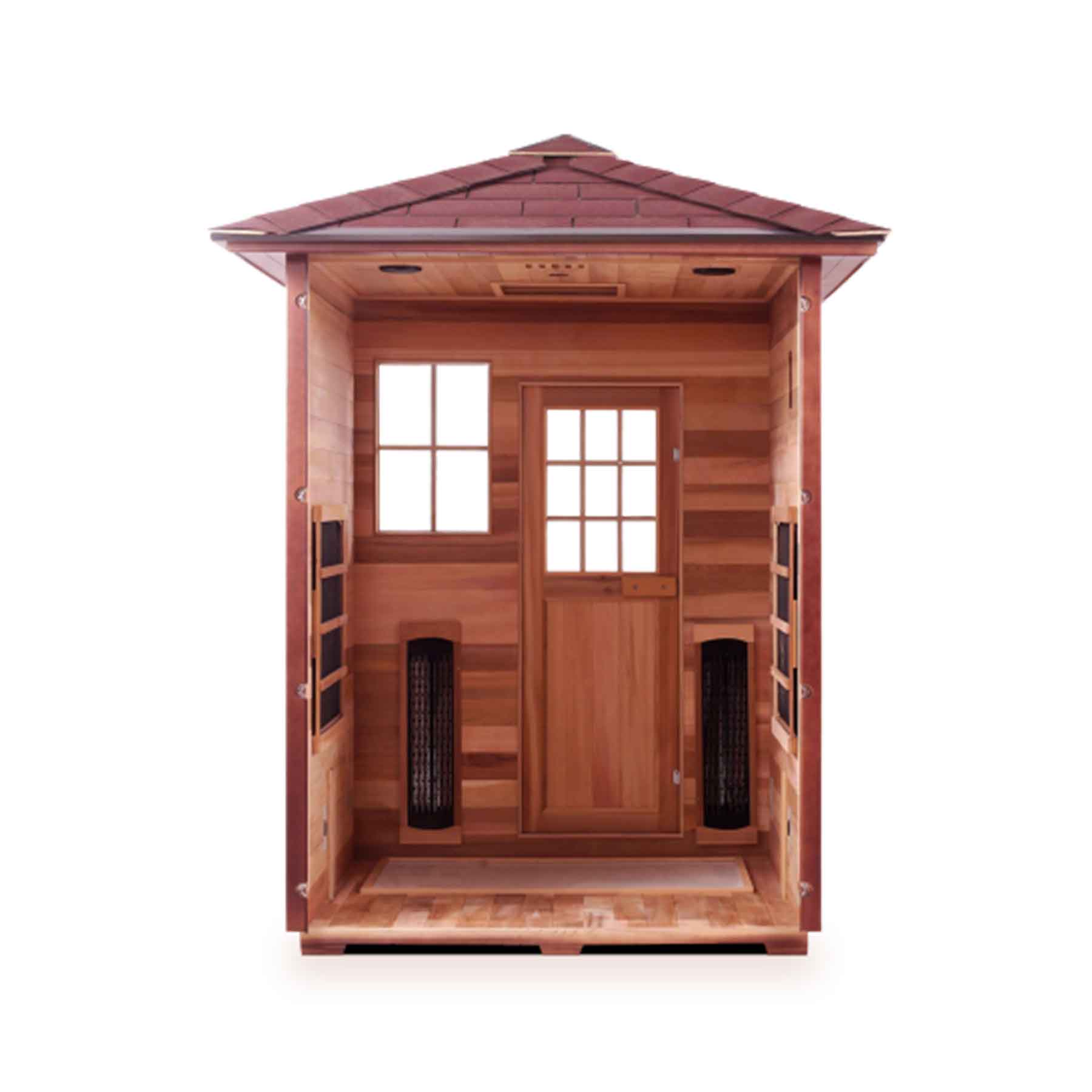 Enlighten Sierra 3 Person  Low EMF Outdoor Infrared Sauna - Image 21