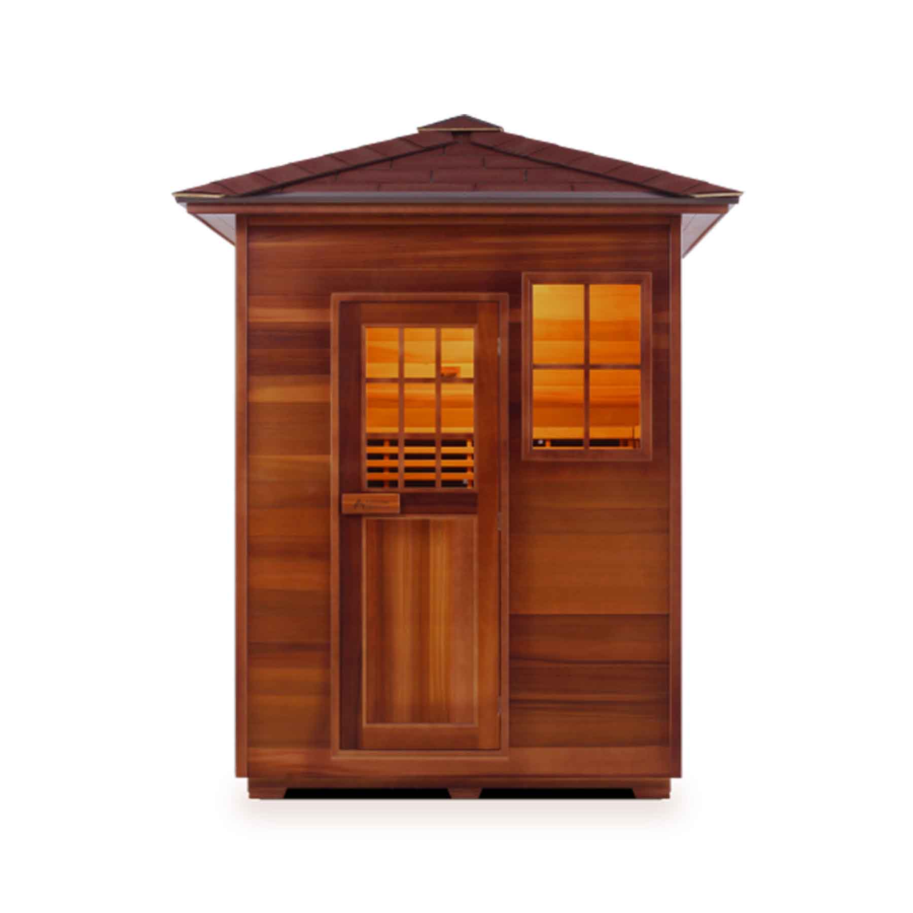 Enlighten Sierra 3 Person  Low EMF Outdoor Infrared Sauna - Image 10