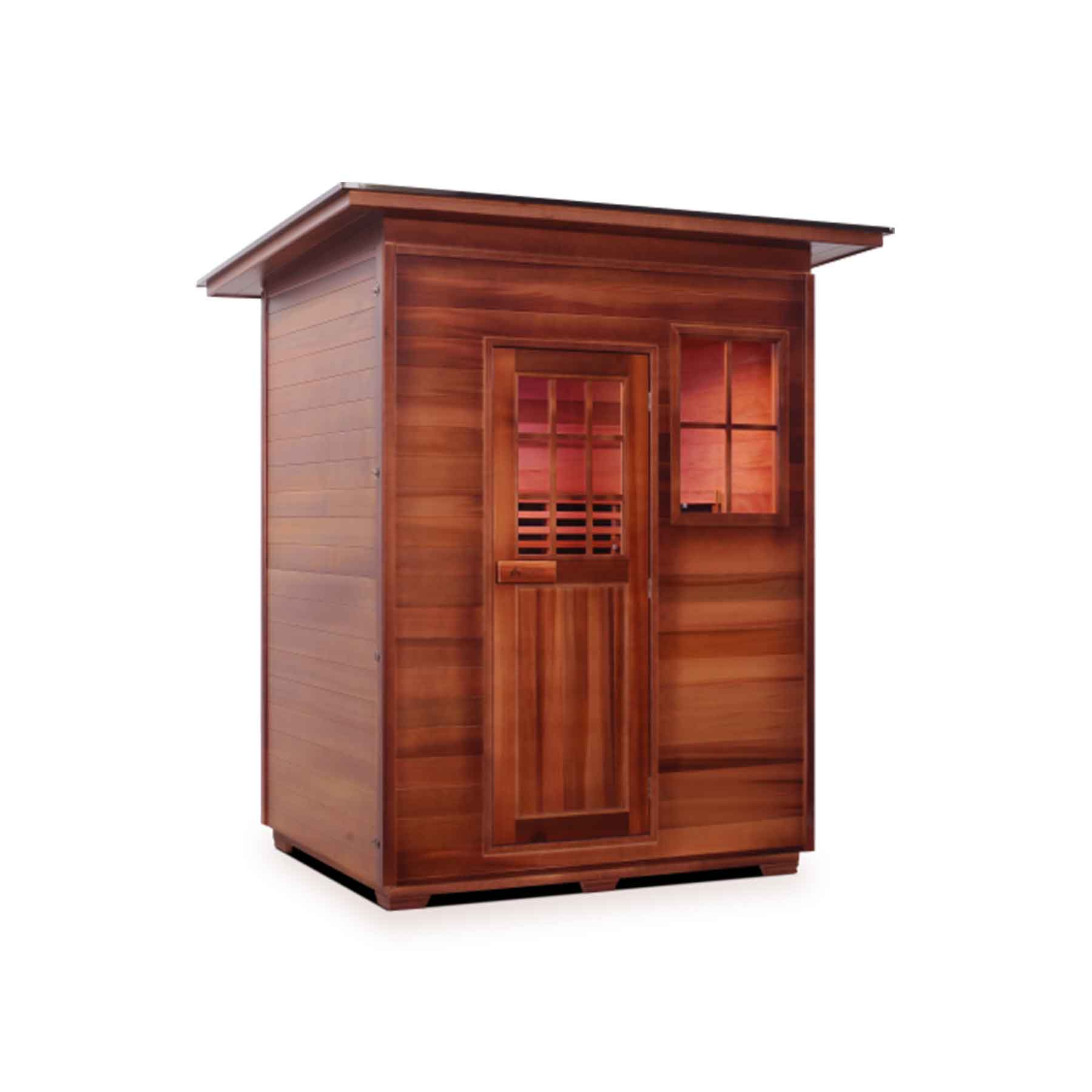 Enlighten Sierra 3 Person  Low EMF Outdoor Infrared Sauna - Image 2