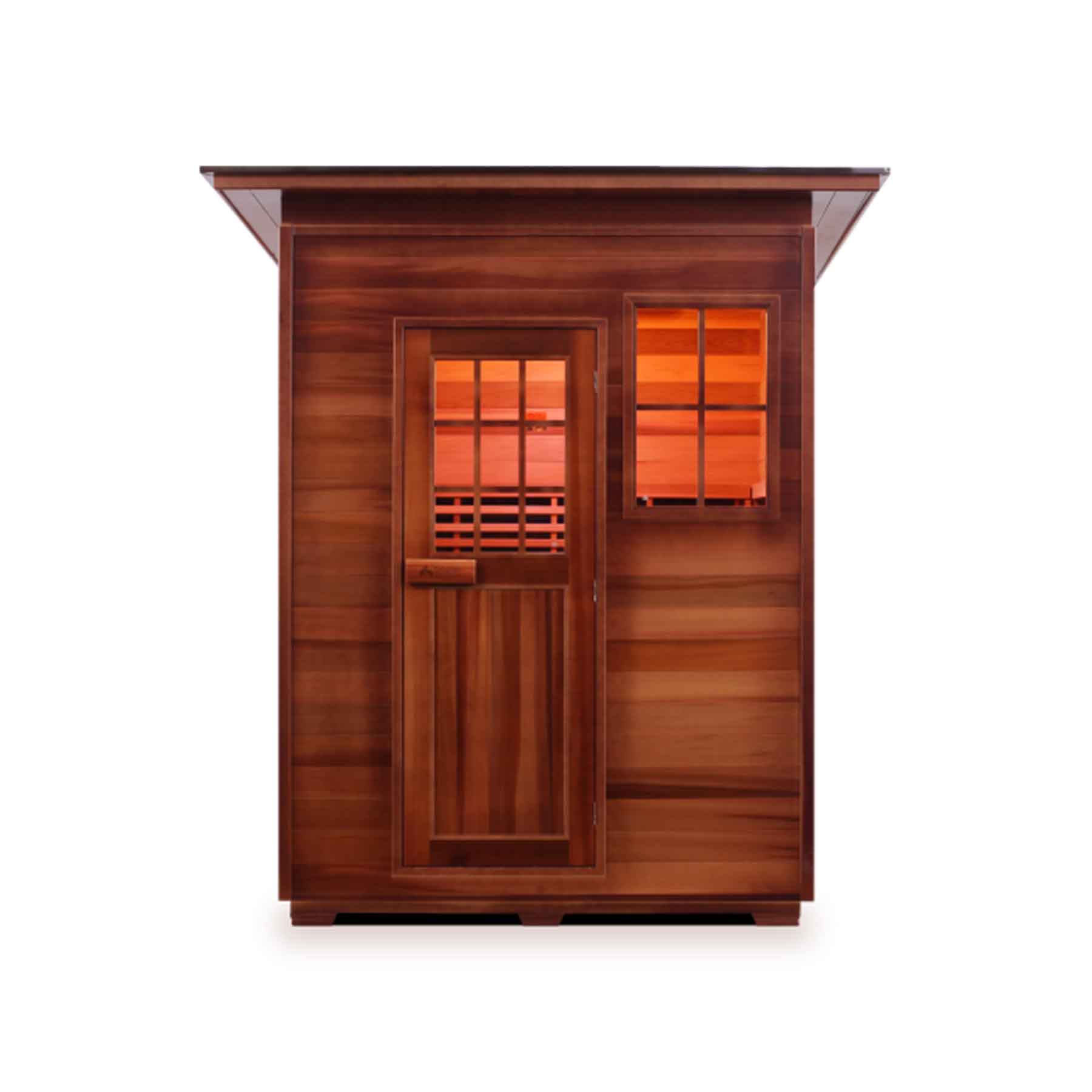 Enlighten Sierra 3 Person  Low EMF Outdoor Infrared Sauna - Image 3
