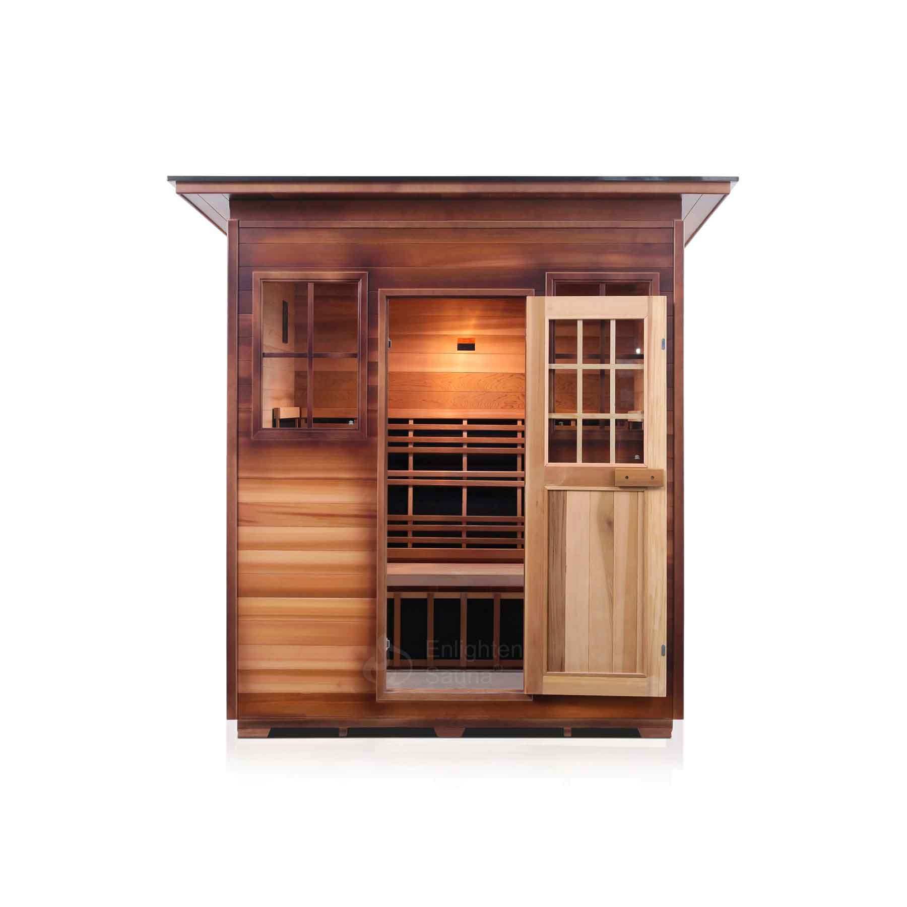 Enlighten Sierra 4 Person  Low EMF Outdoor Infrared Sauna - Image 17