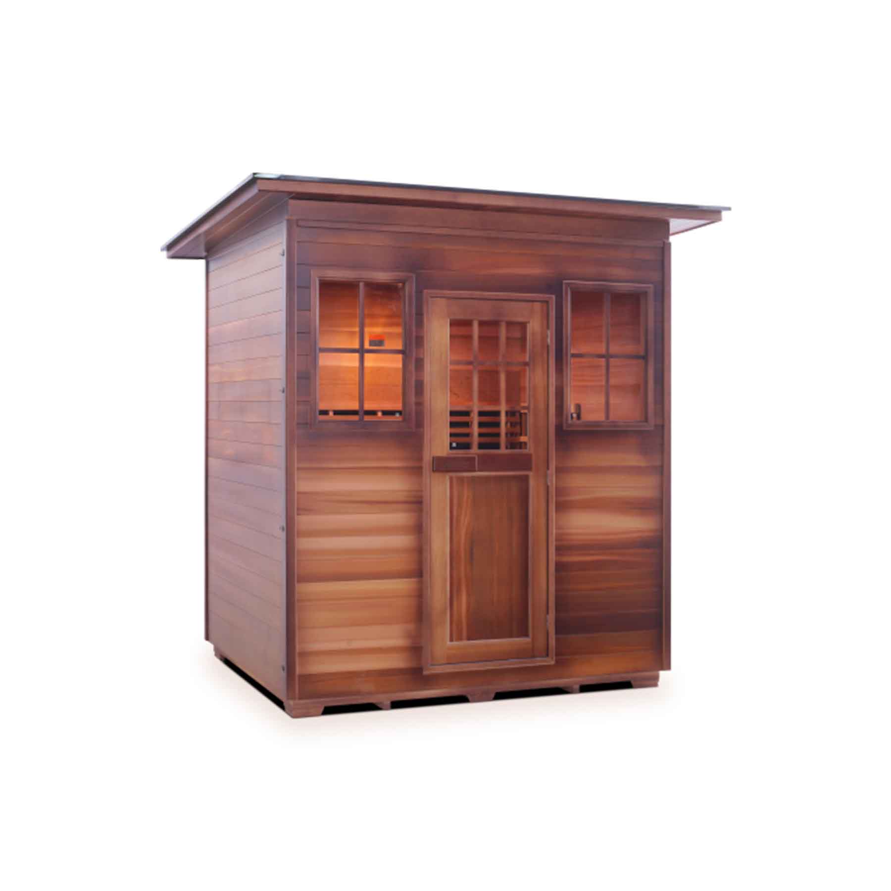 Enlighten Sierra 4 Person  Low EMF Outdoor Infrared Sauna - Image 6