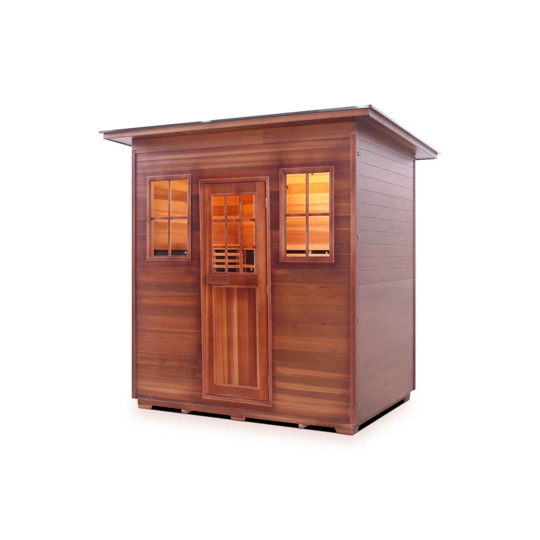 Enlighten Sierra 5 Person  Low EMF Outdoor Infrared Sauna - Image 2