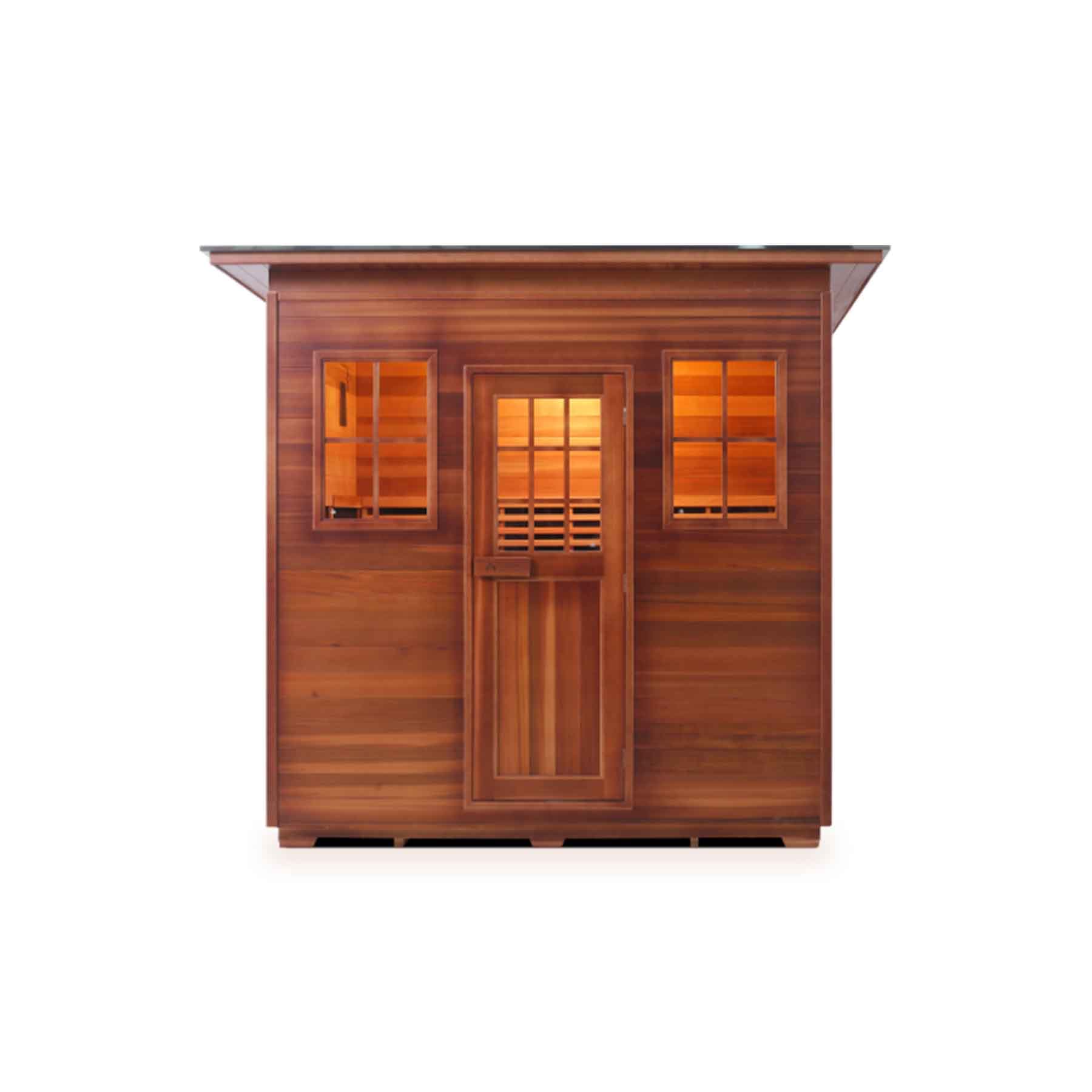 Enlighten Sierra 5 Person  Low EMF Outdoor Infrared Sauna - Image 3