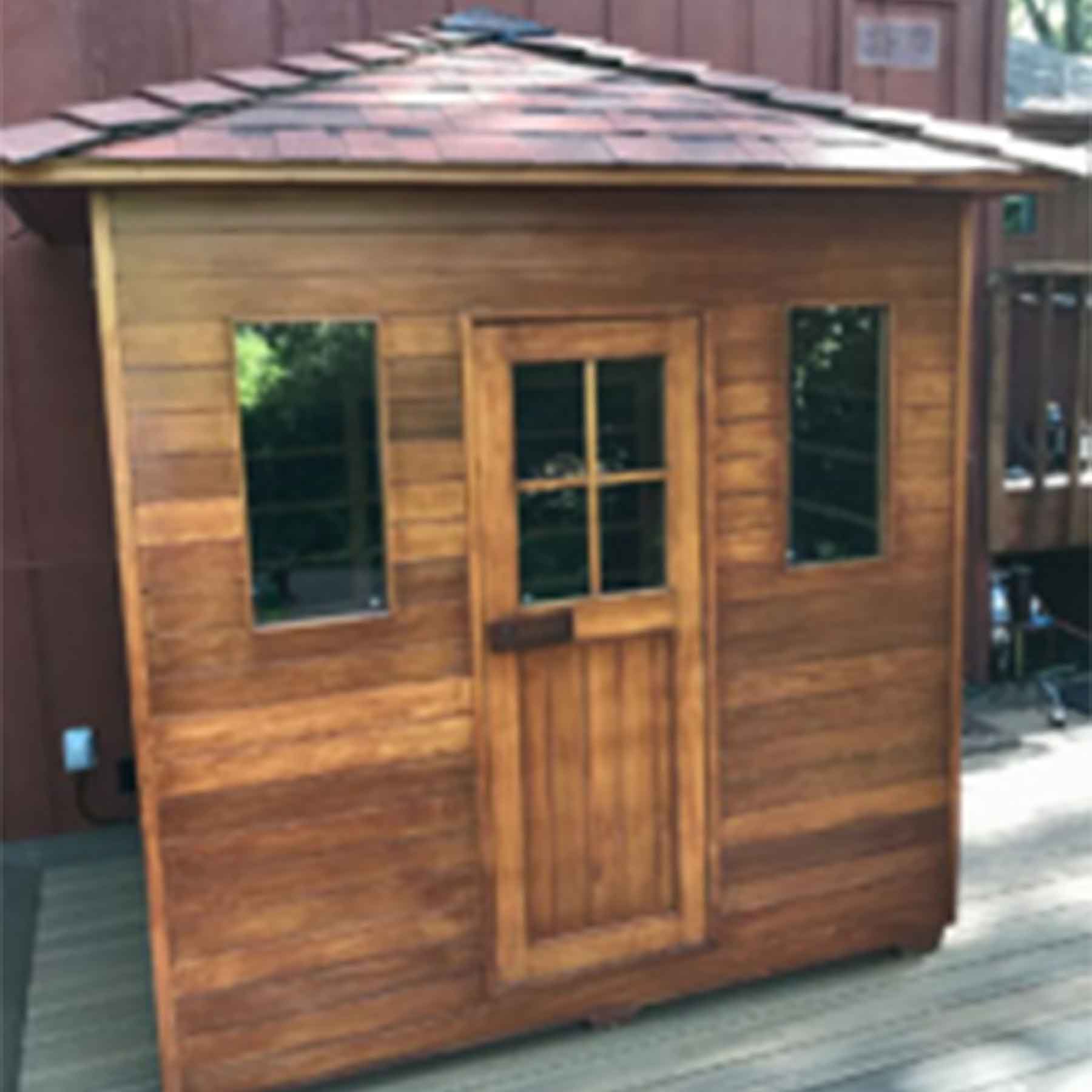 Enlighten Sierra 5 Person  Low EMF Outdoor Infrared Sauna - Image 11