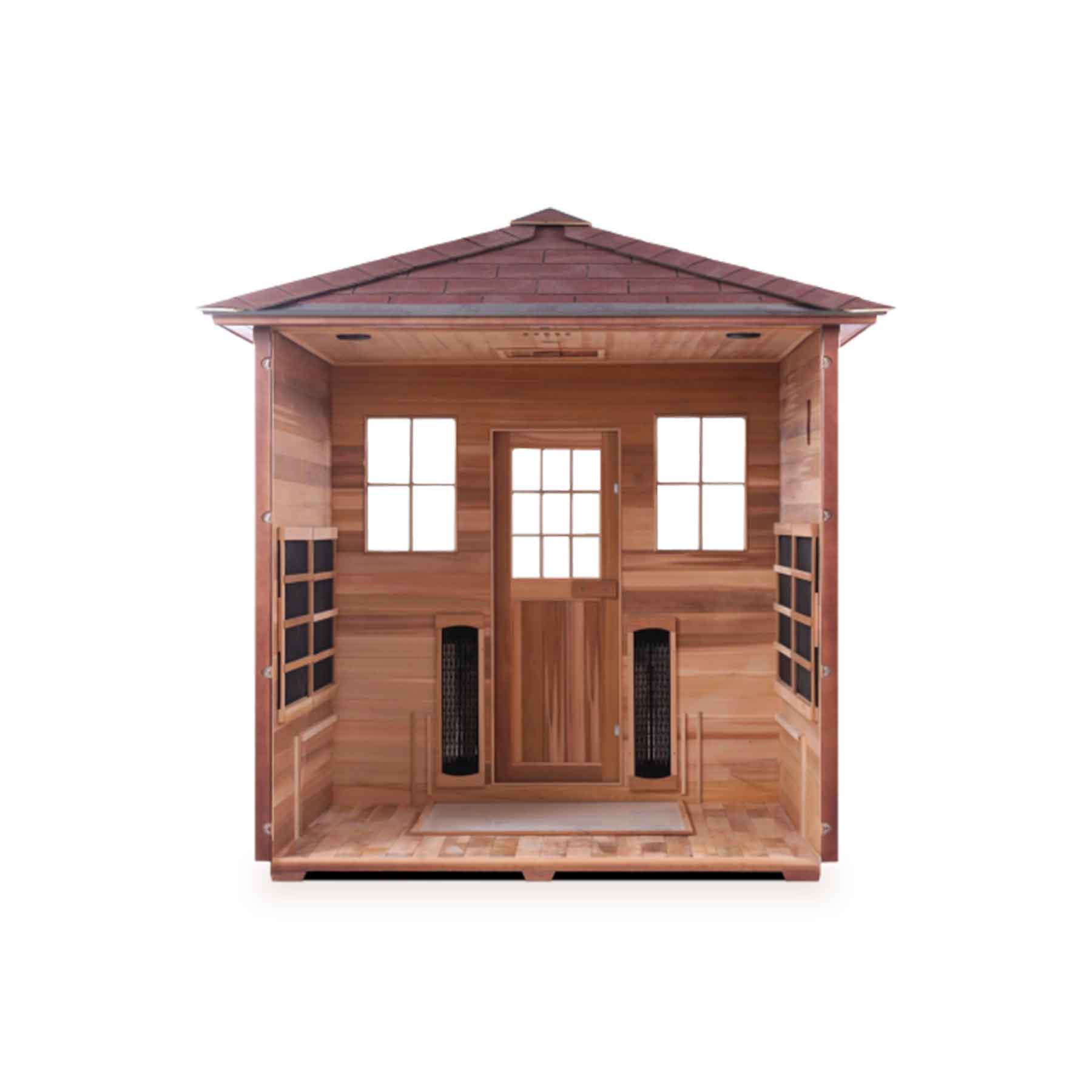 Enlighten Sierra 5 Person  Low EMF Outdoor Infrared Sauna - Image 5