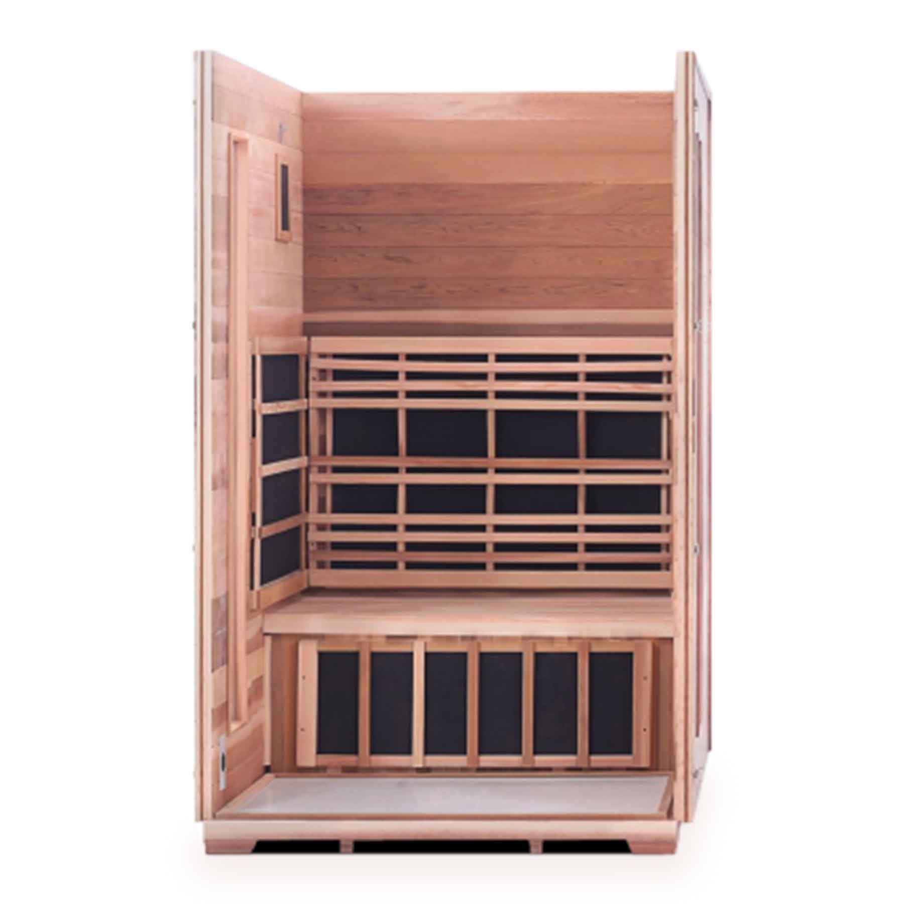 Enlighten Rustic 2 Person  Low EMF Outdoor Infrared Sauna - Image 10