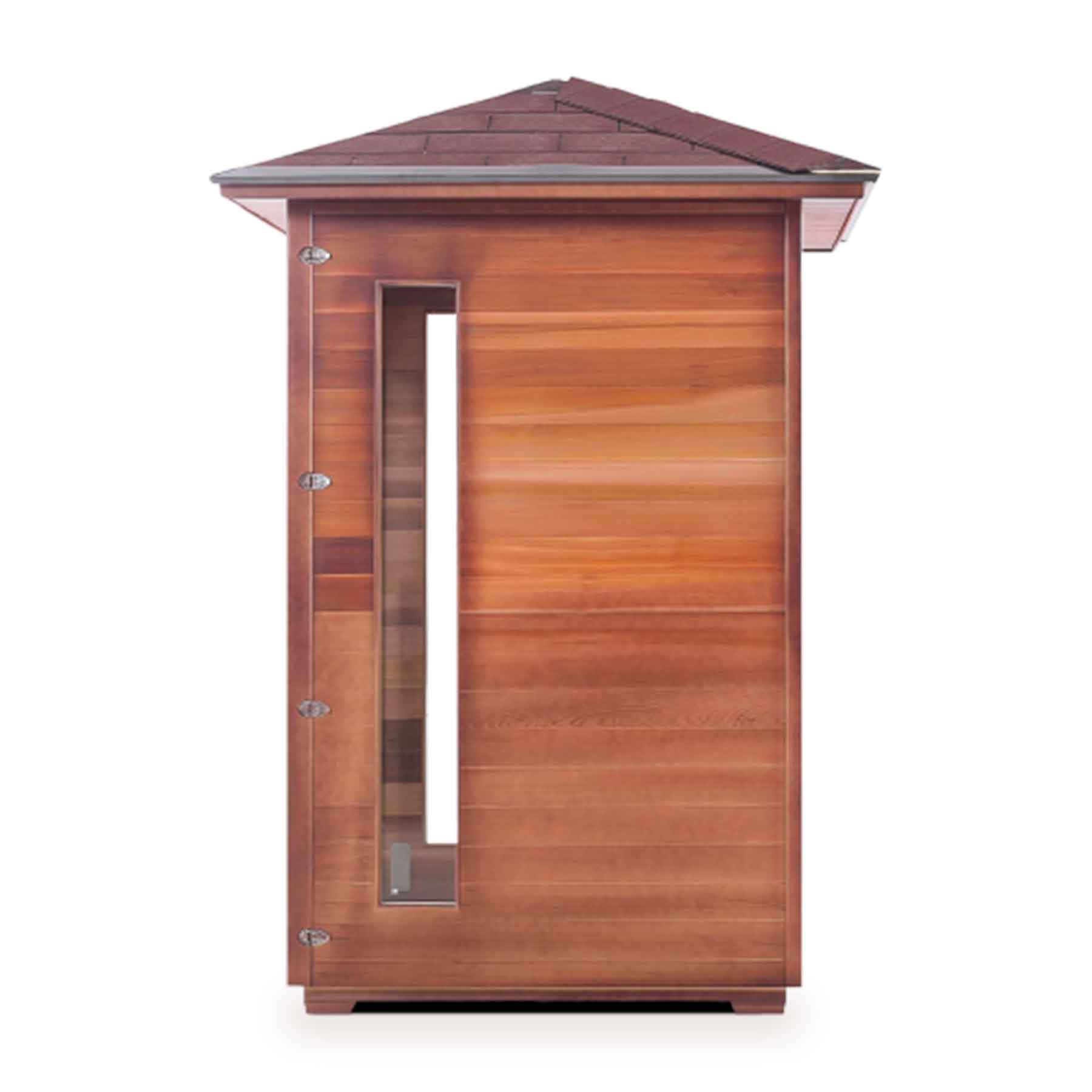 Enlighten Rustic 2 Person  Low EMF Outdoor Infrared Sauna - Image 4