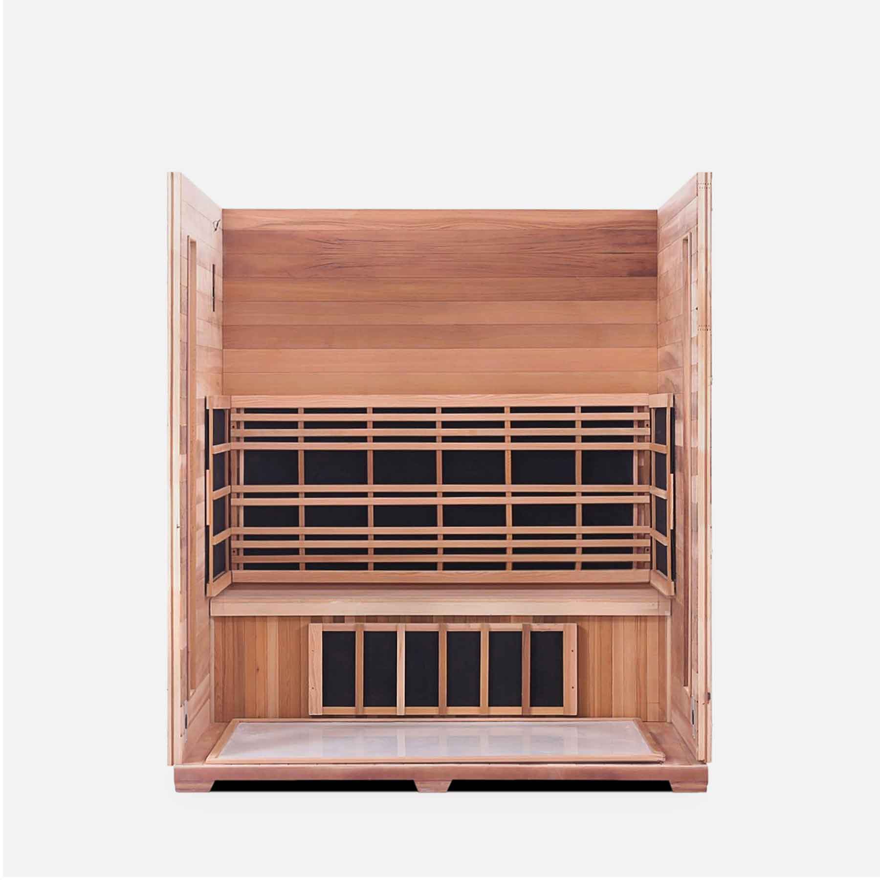 Enlighten Rustic 4 Person  Low EMF Outdoor Infrared Sauna - Image 3