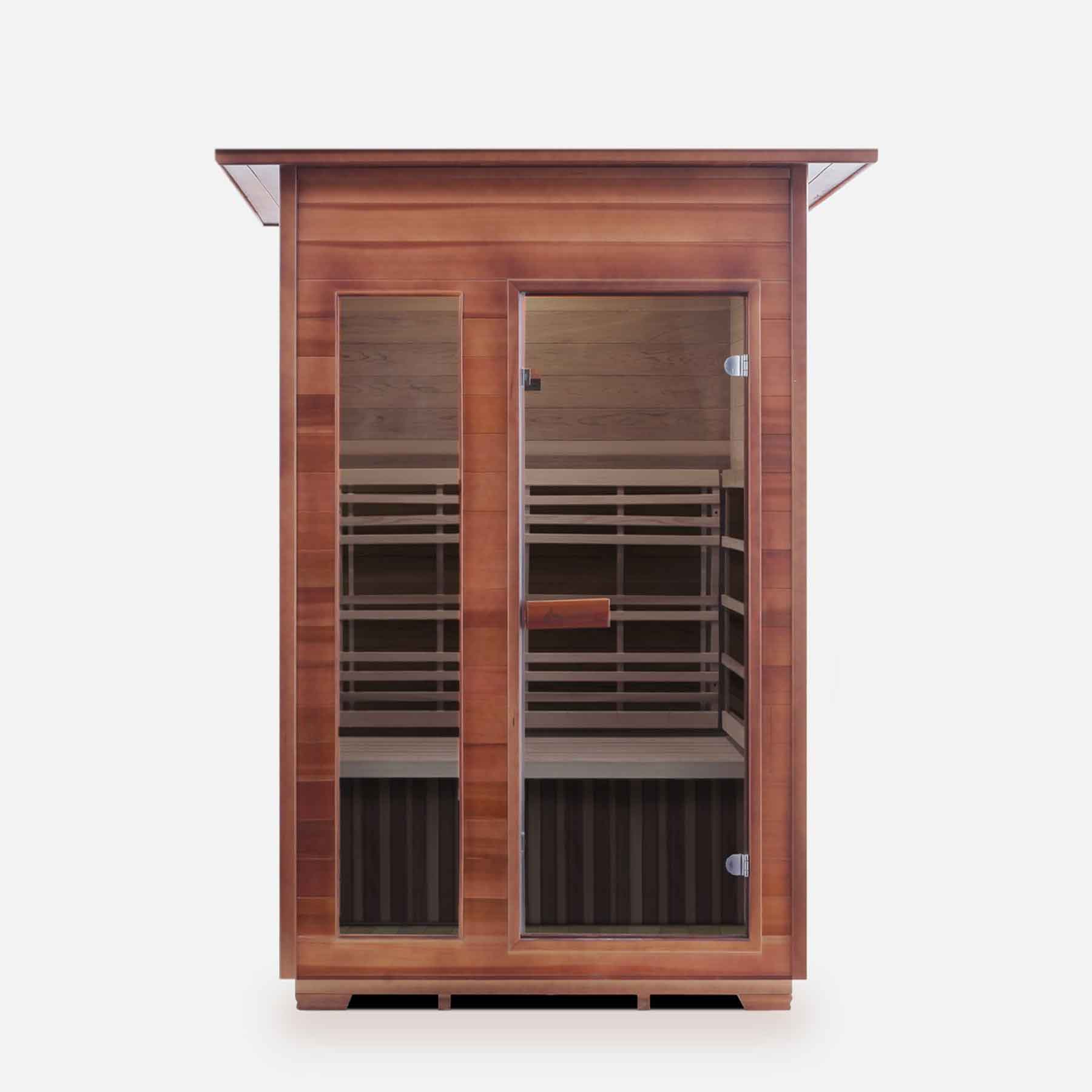 Enlighten SunRise 2 Person Cedar Indoor Dry Traditional Sauna - Image 1