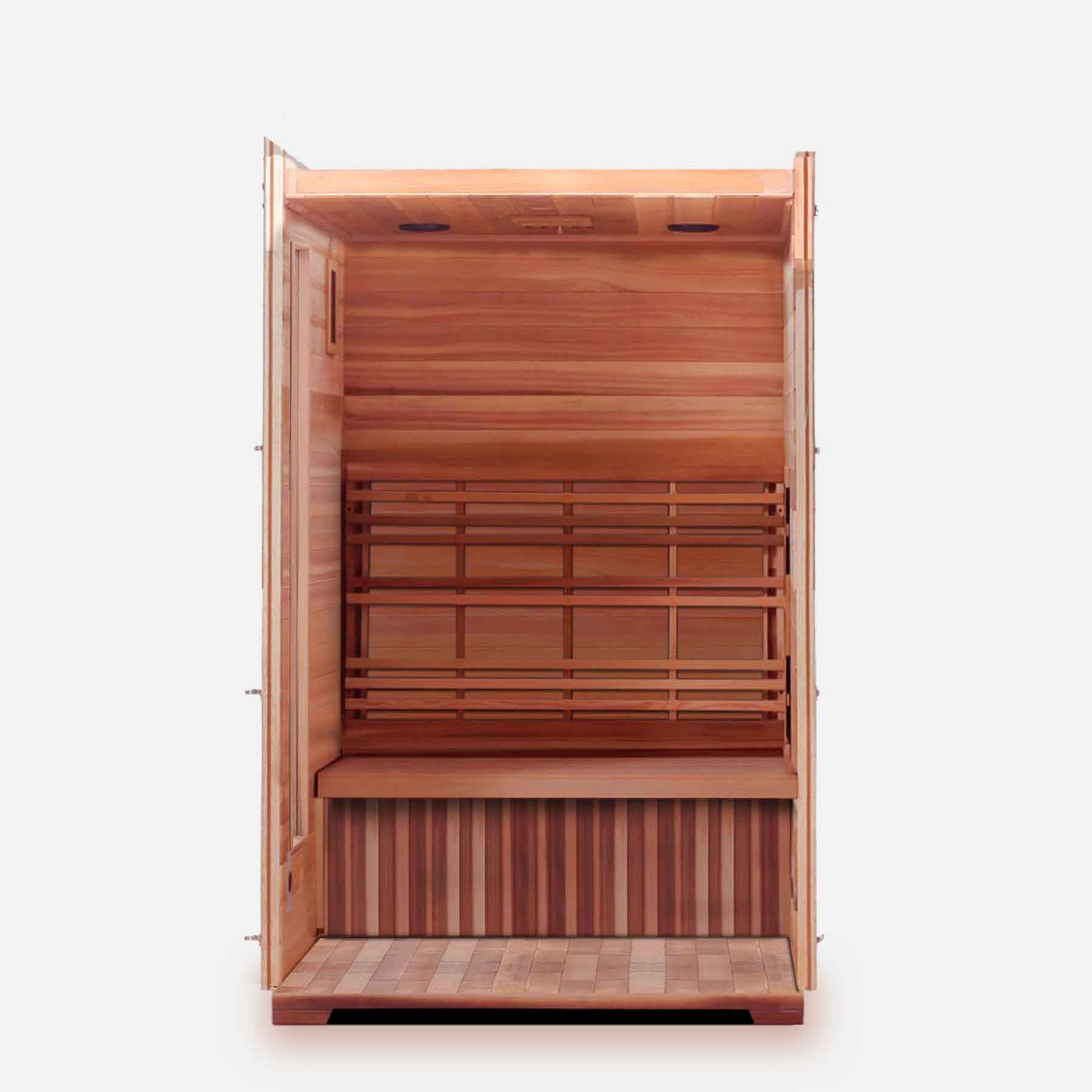 Enlighten SunRise 2 Person Cedar Indoor Dry Traditional Sauna - Image 3