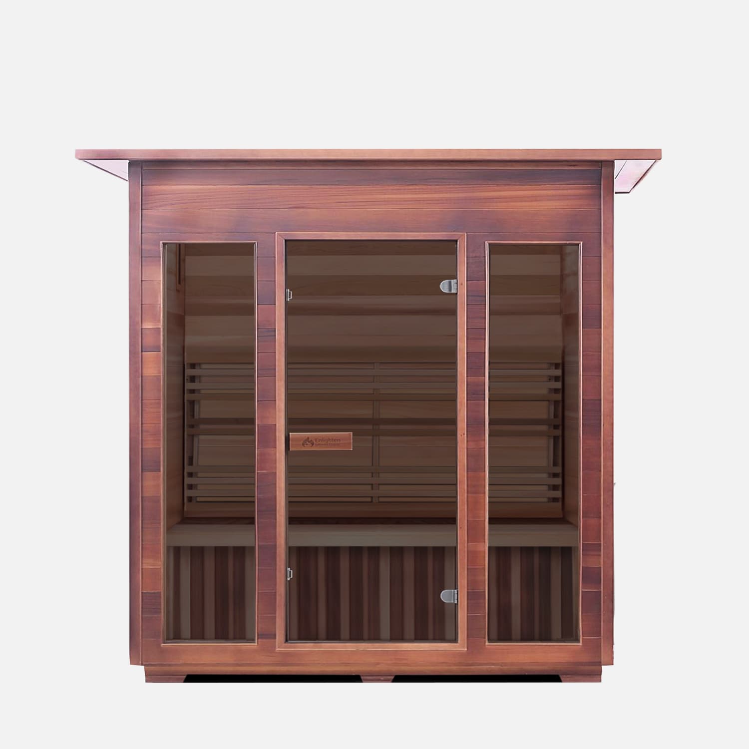 Enlighten SunRise 4 Person  Outdoor Dry Traditional Sauna - Image 2