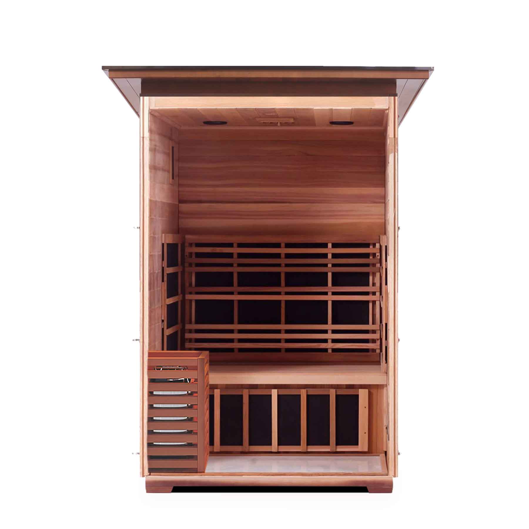Enlighten Sapphire 2 Person 8 Heaters Outdoor Hybrid Sauna - Image 4