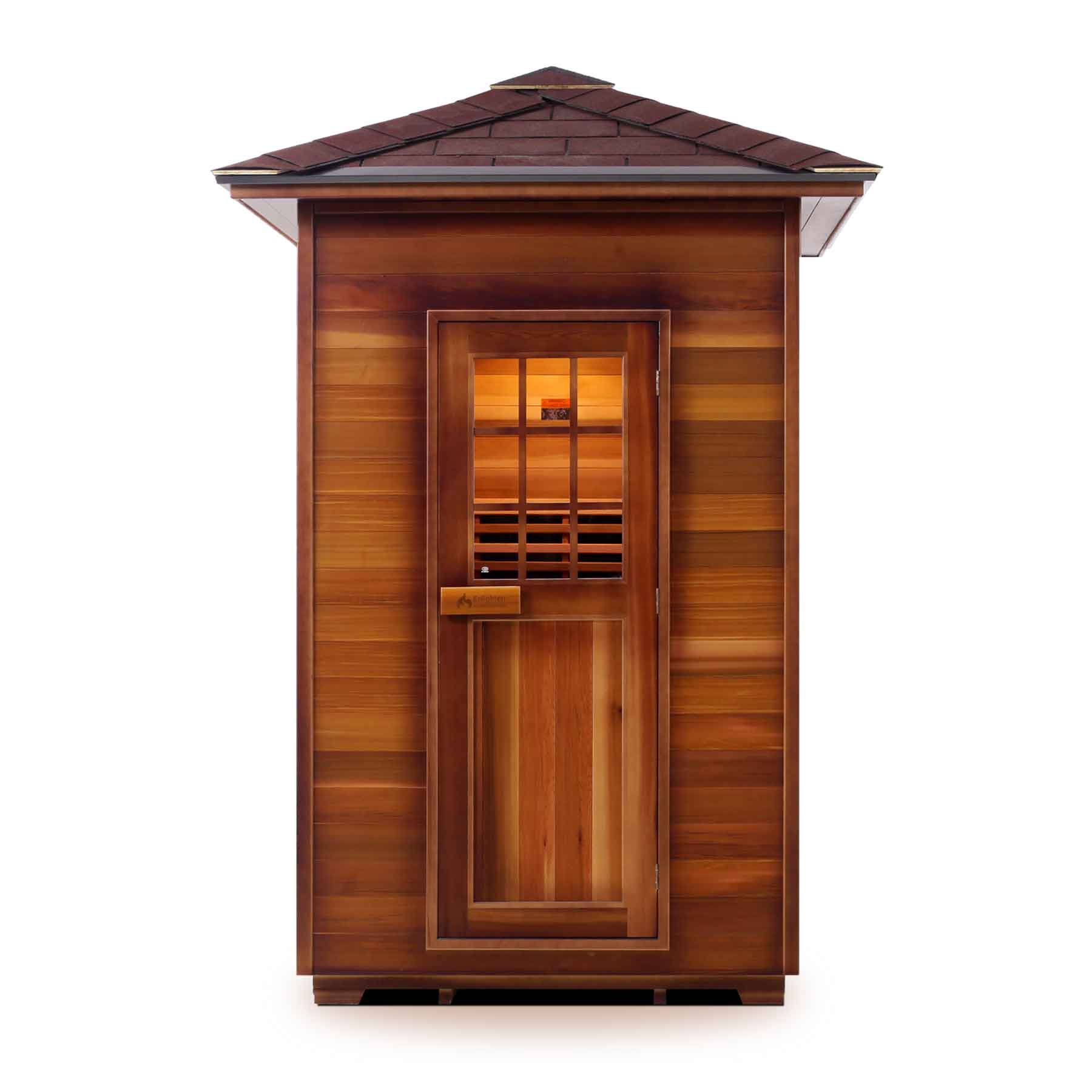 Enlighten Sapphire 2 Person 8 Heaters Outdoor Hybrid Sauna - Image 2