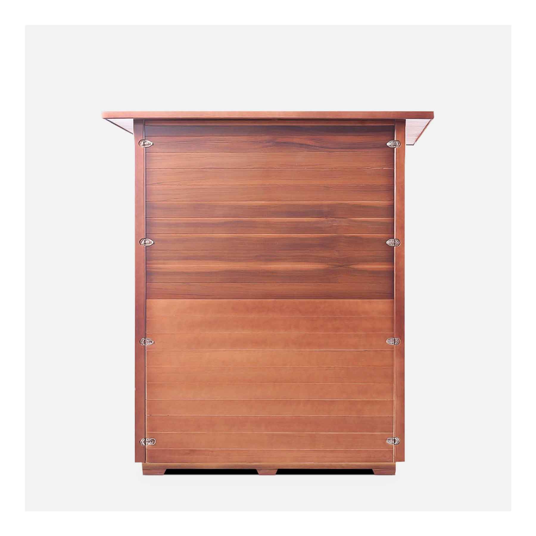Enlighten SunRise 4C Cedar Corner Indoor Dry Traditional Sauna - Image 3