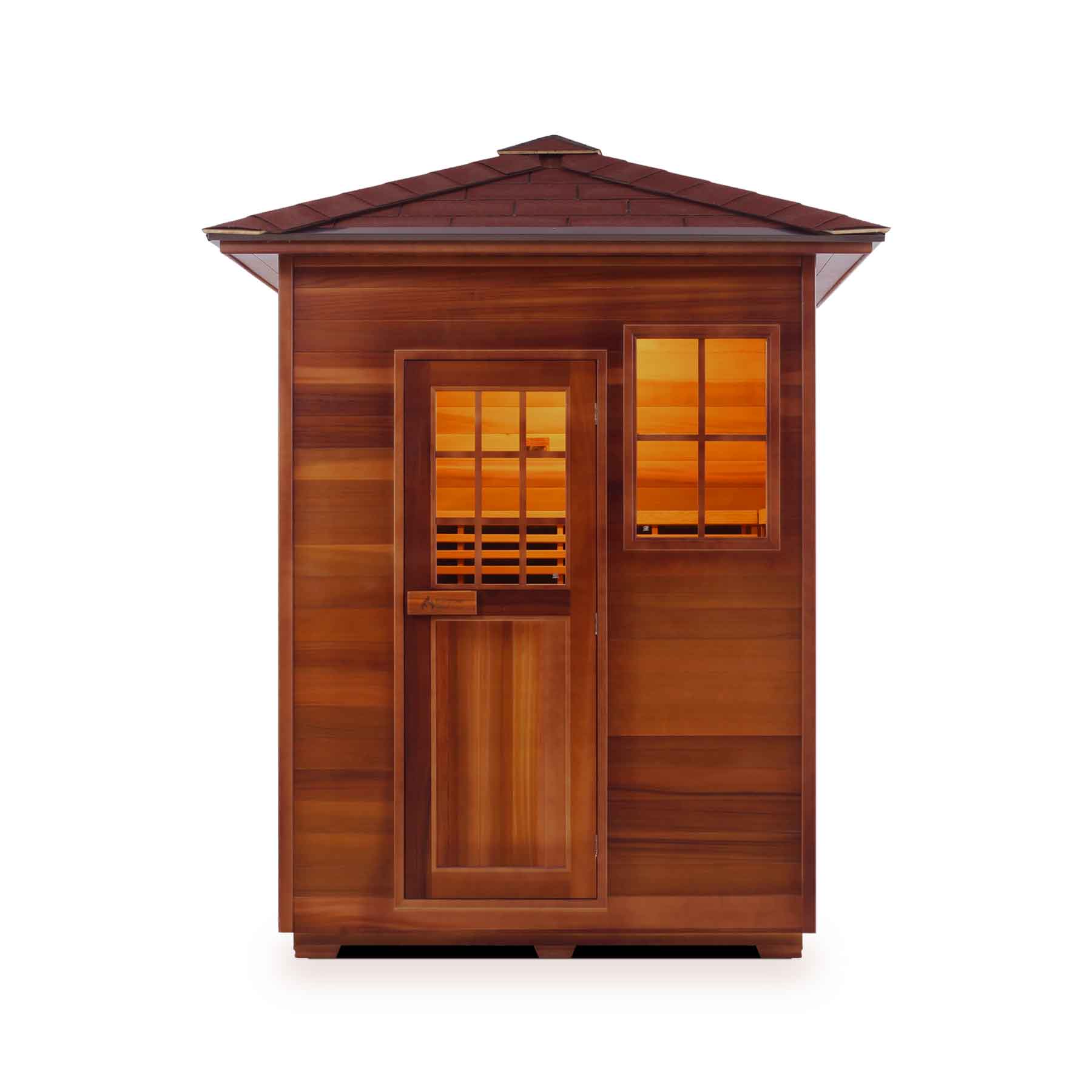 Enlighten Sapphire 3 Person 8 Heaters Outdoor Hybrid Sauna - Image 2