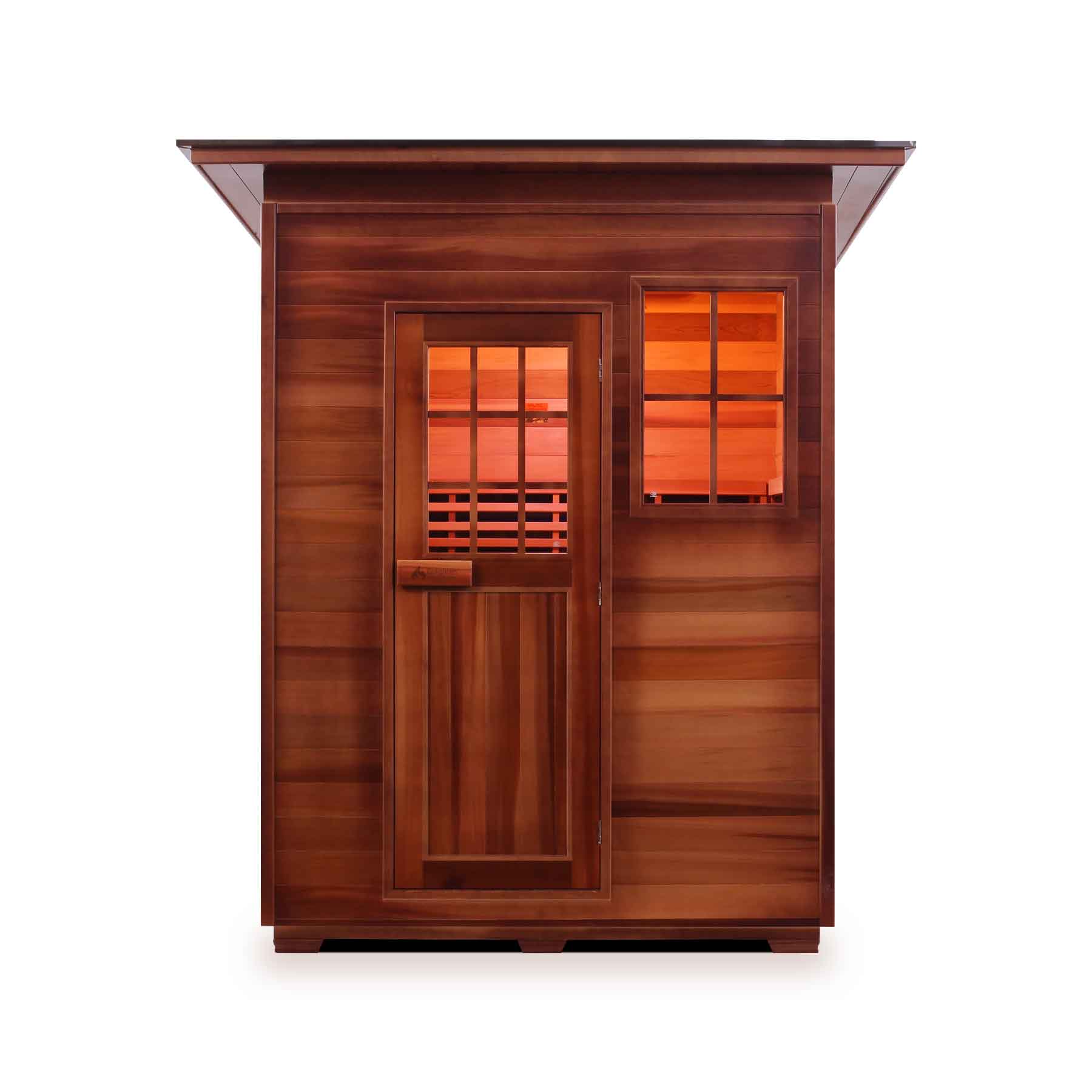 Enlighten Sapphire 3 Person 8 Heaters Outdoor Hybrid Sauna - Image 2