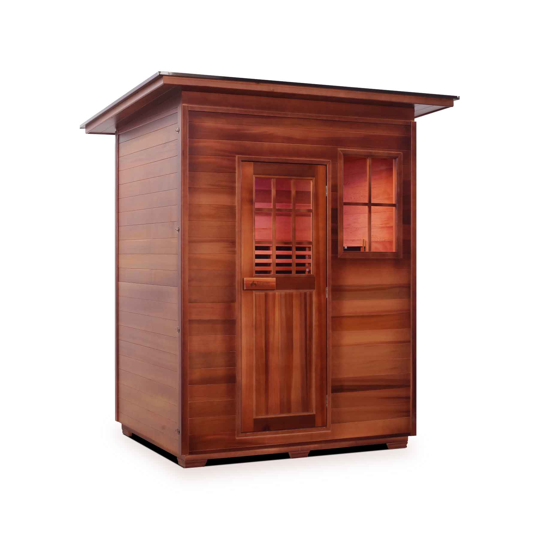 Enlighten Sapphire 3 Person 8 Heaters Outdoor Hybrid Sauna - Image 3