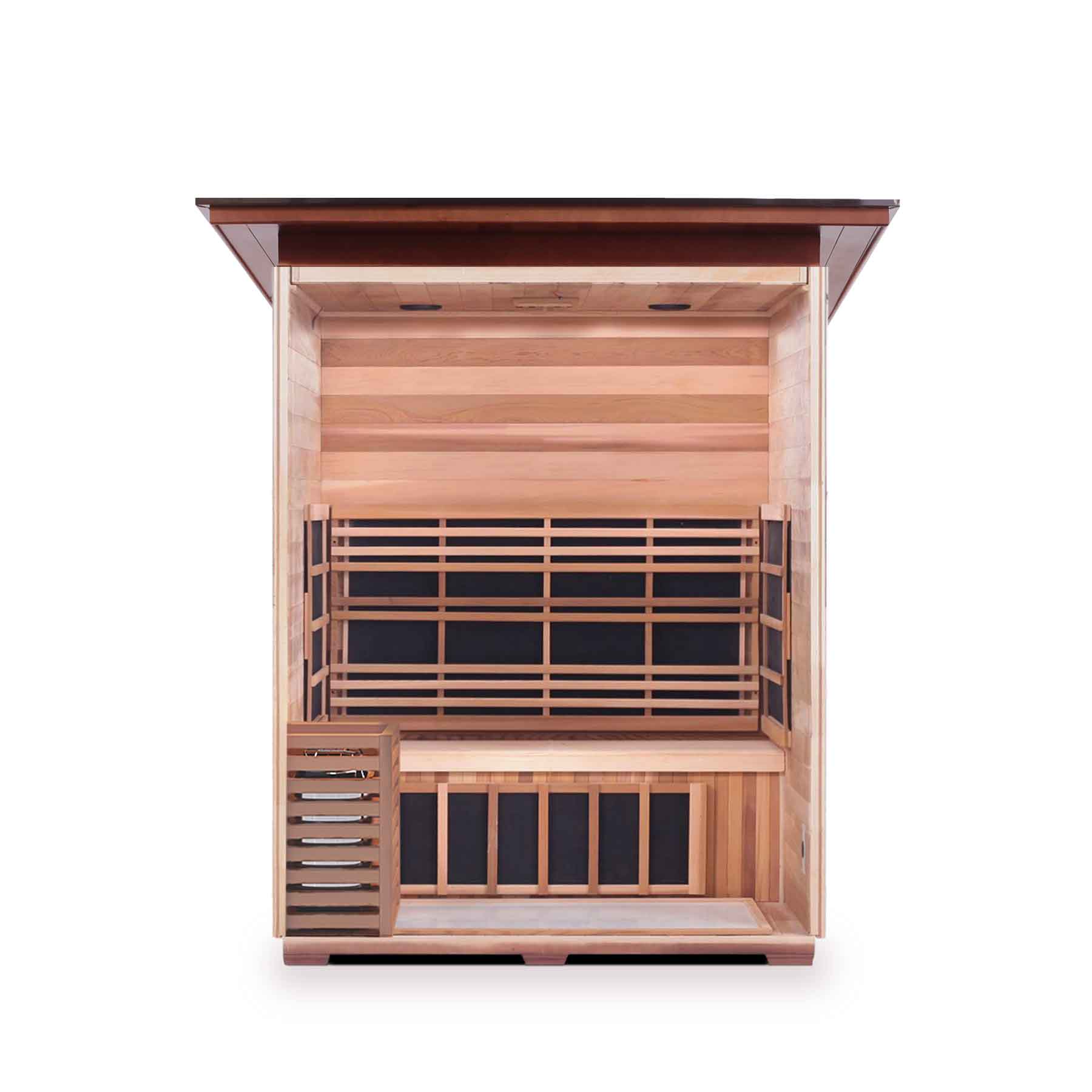 Enlighten Sapphire 3 Person 8 Heaters Outdoor Hybrid Sauna - Image 4