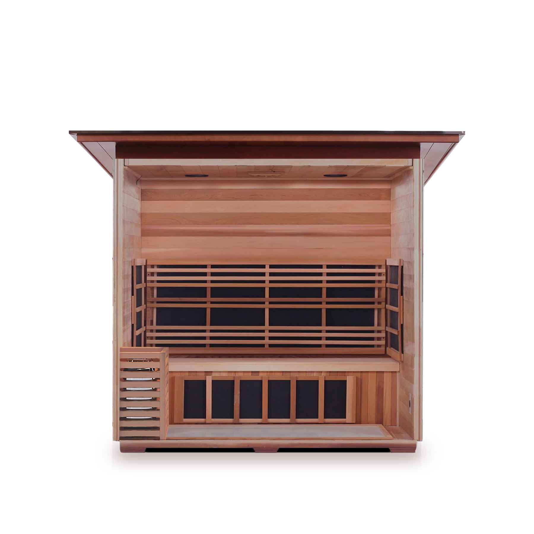 Enlighten Sapphire 4 Person 11 Heaters Outdoor Hybrid Sauna - Image 4