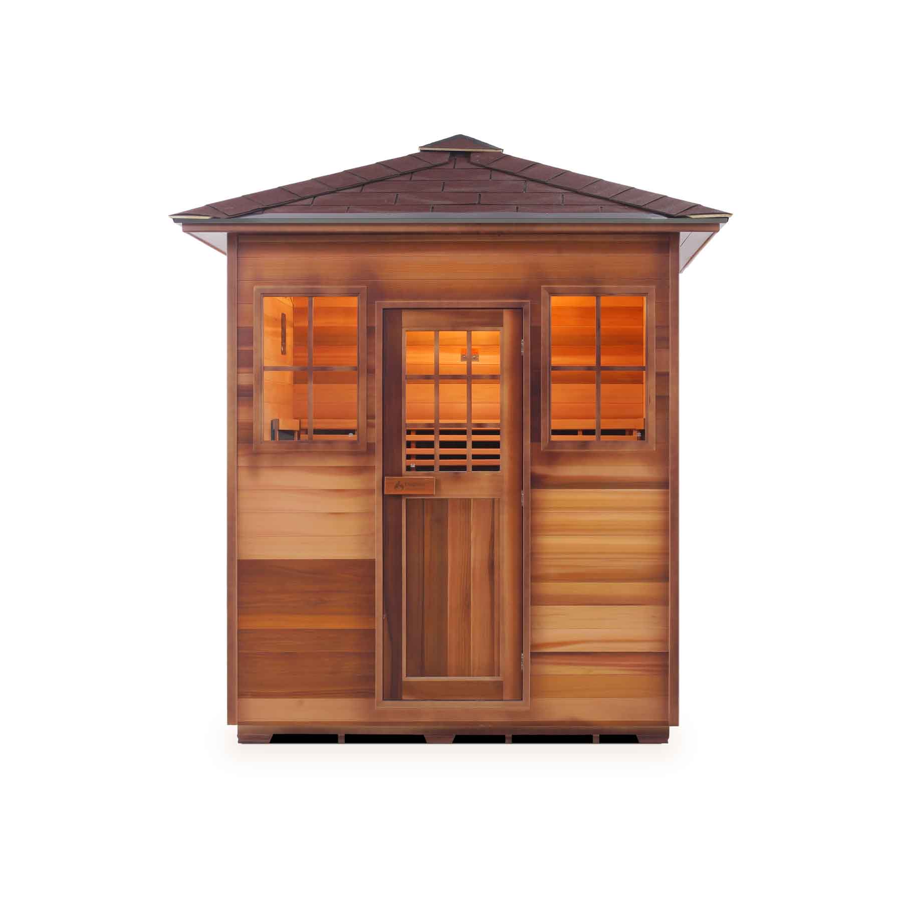 Enlighten Sapphire 4 Person 11 Heaters Outdoor Hybrid Sauna - Image 2
