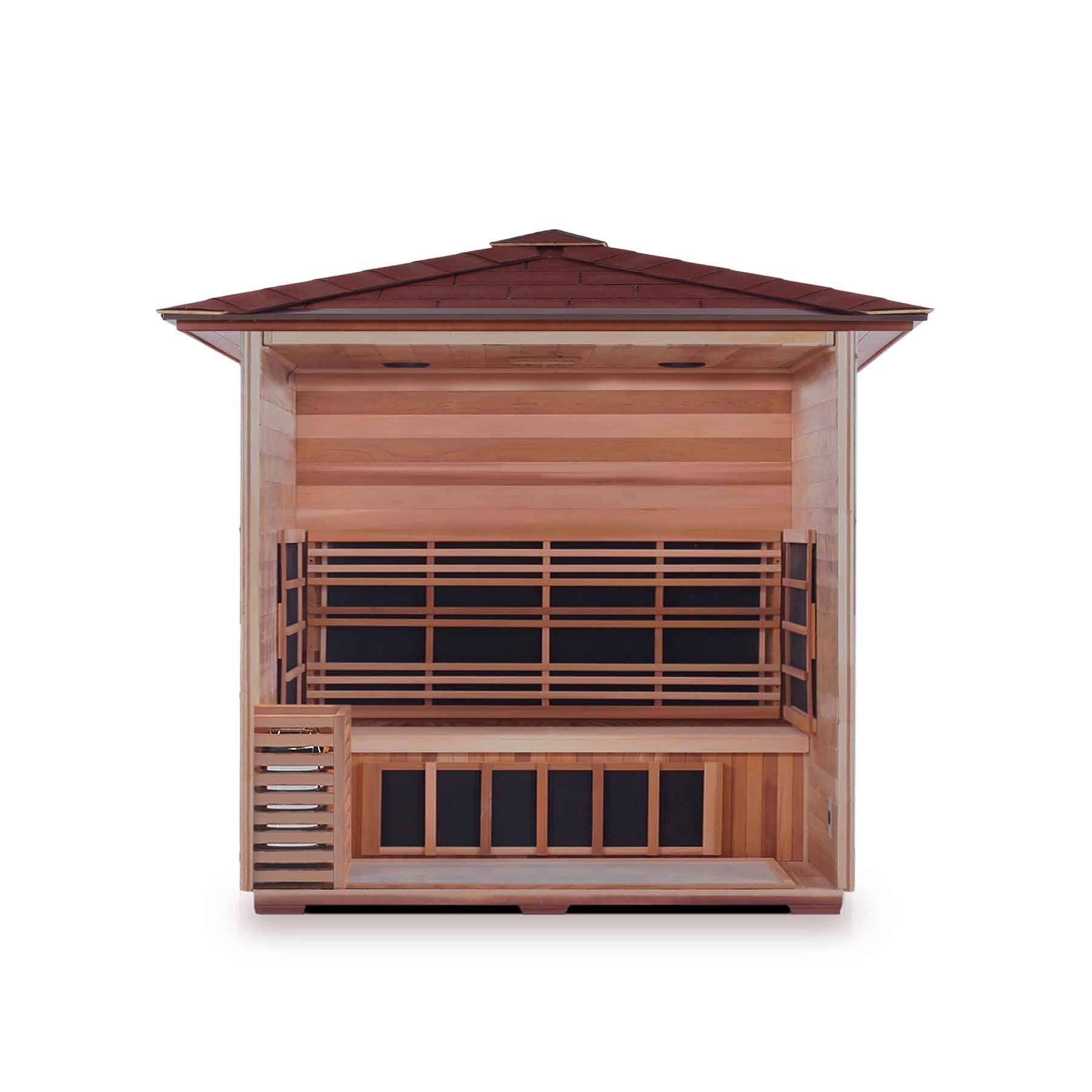 Enlighten Sapphire 4 Person 11 Heaters Outdoor Hybrid Sauna - Image 4