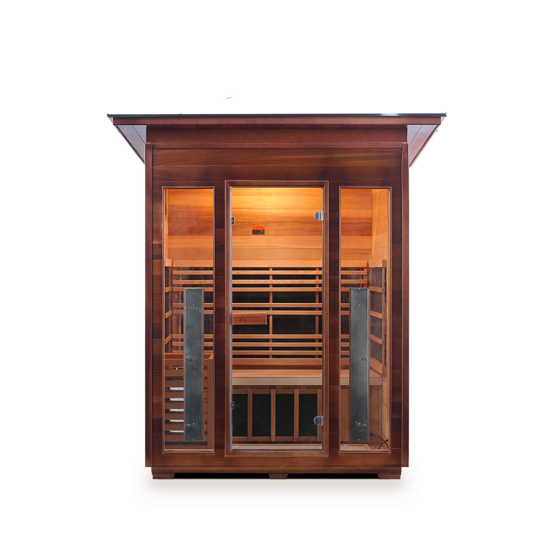 Enlighten Diamond 3 Person 8 Heaters Outdoor Hybrid Sauna - Image 2