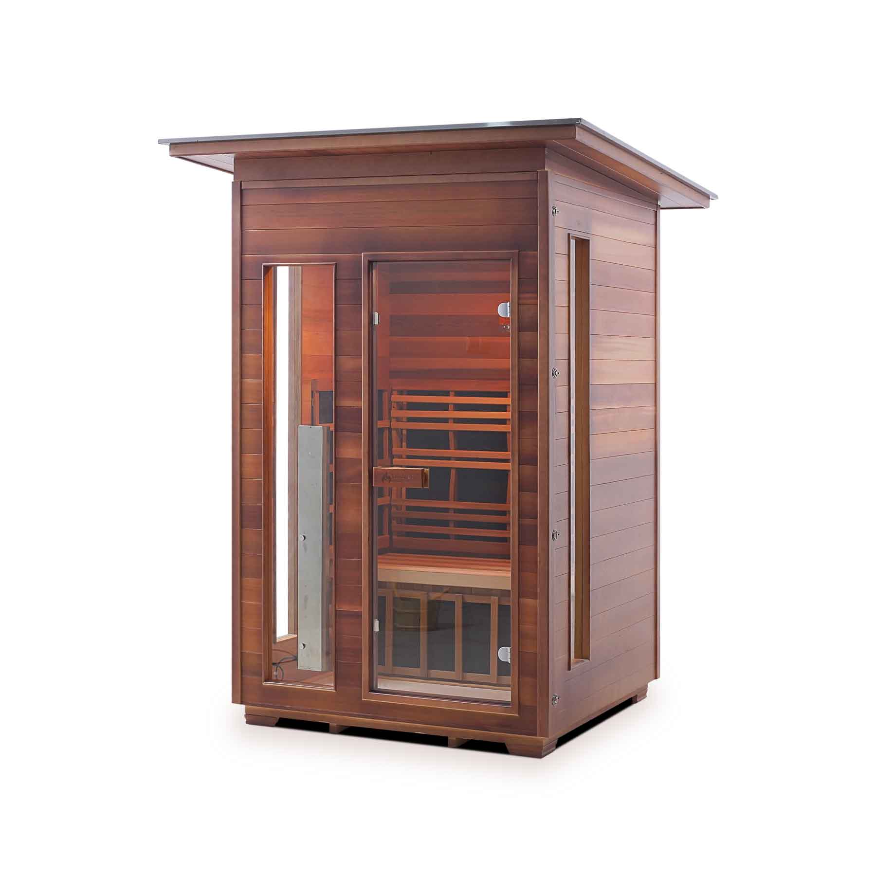 Enlighten Diamond 2 Person 7 Heaters Outdoor Hybrid Sauna