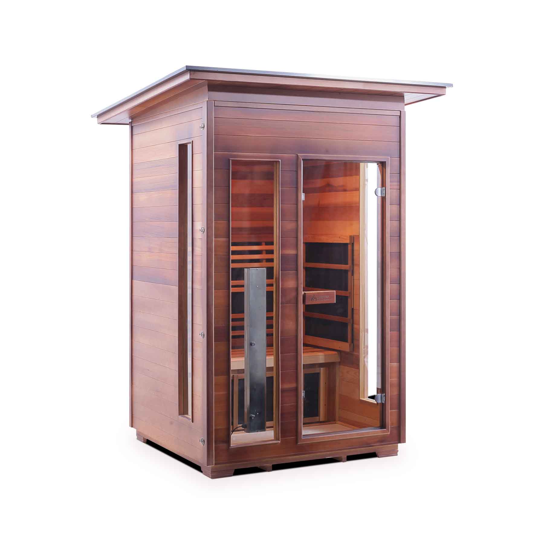 Enlighten Diamond 2 Person 7 Heaters Outdoor Hybrid Sauna - Image 2