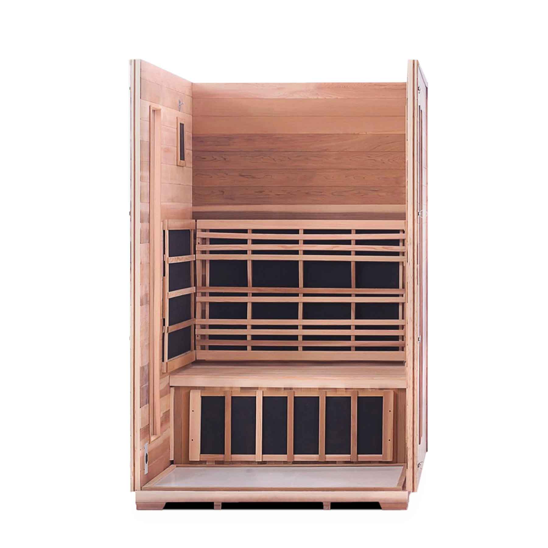 Enlighten Diamond 2 Person 7 Heaters Outdoor Hybrid Sauna - Image 3