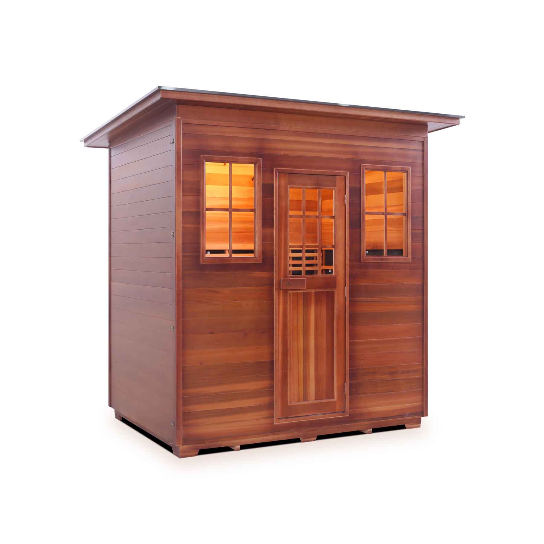 Enlighten Sapphire 5 Person 12 Heaters Outdoor Hybrid Sauna - Image 3