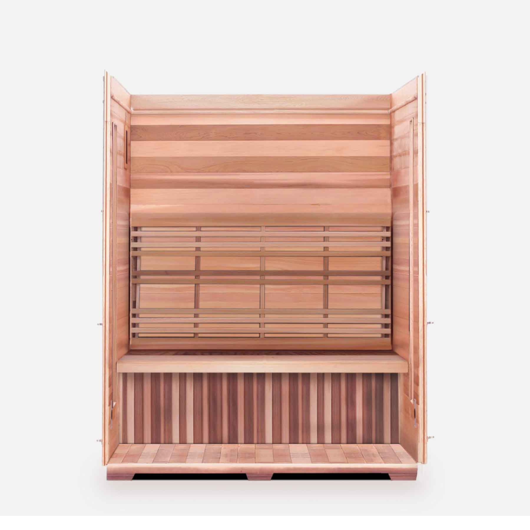Enlighten SunRise 3 Person Cedar Indoor Dry Traditional Sauna - Image 4
