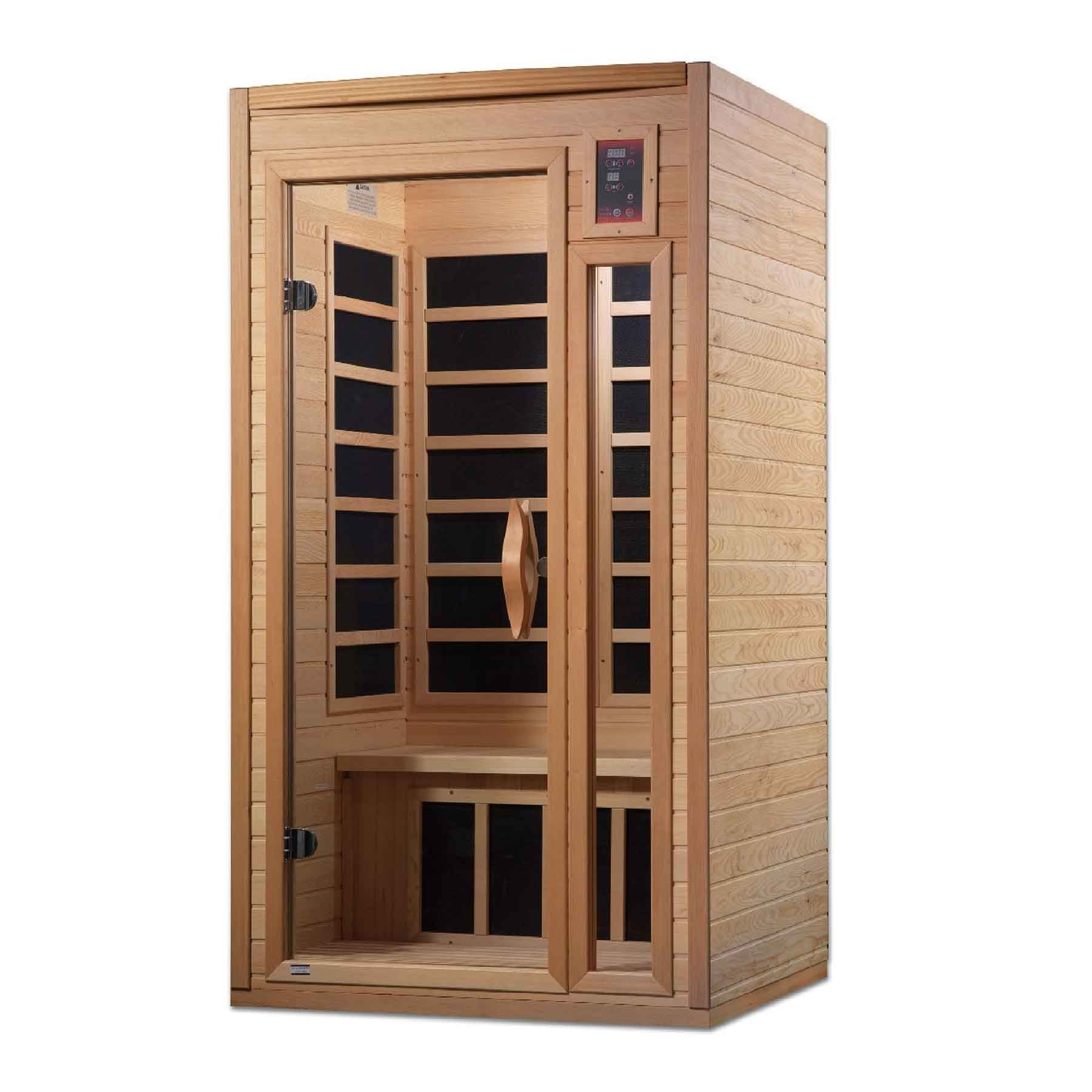 Golden Designs Barcelona Elite 2 Person Near Zero EMF Indoor Infrared Sauna - Image 1