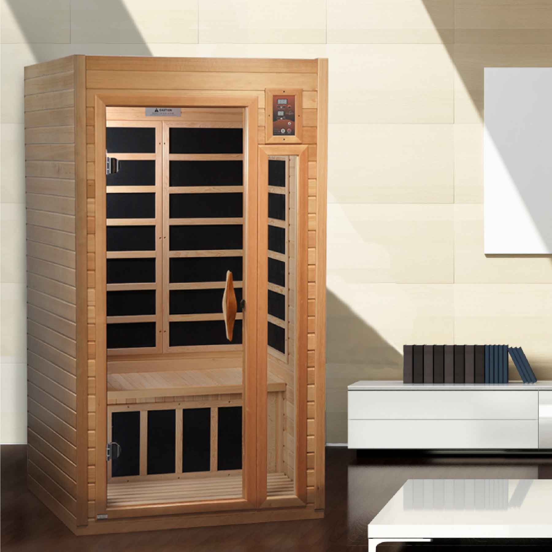 Golden Designs Barcelona Elite 2 Person Near Zero EMF Indoor Infrared Sauna - Image 6