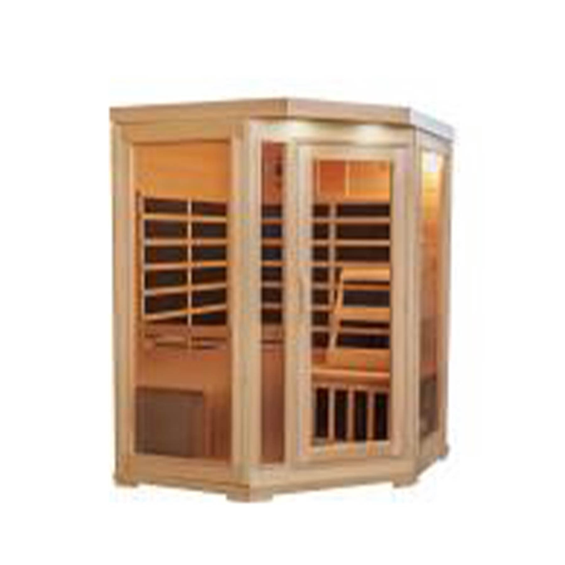 HeatWave Sonoma 3 Person 7 Carbon Corner Indoor FAR Infrared Sauna - Image 2