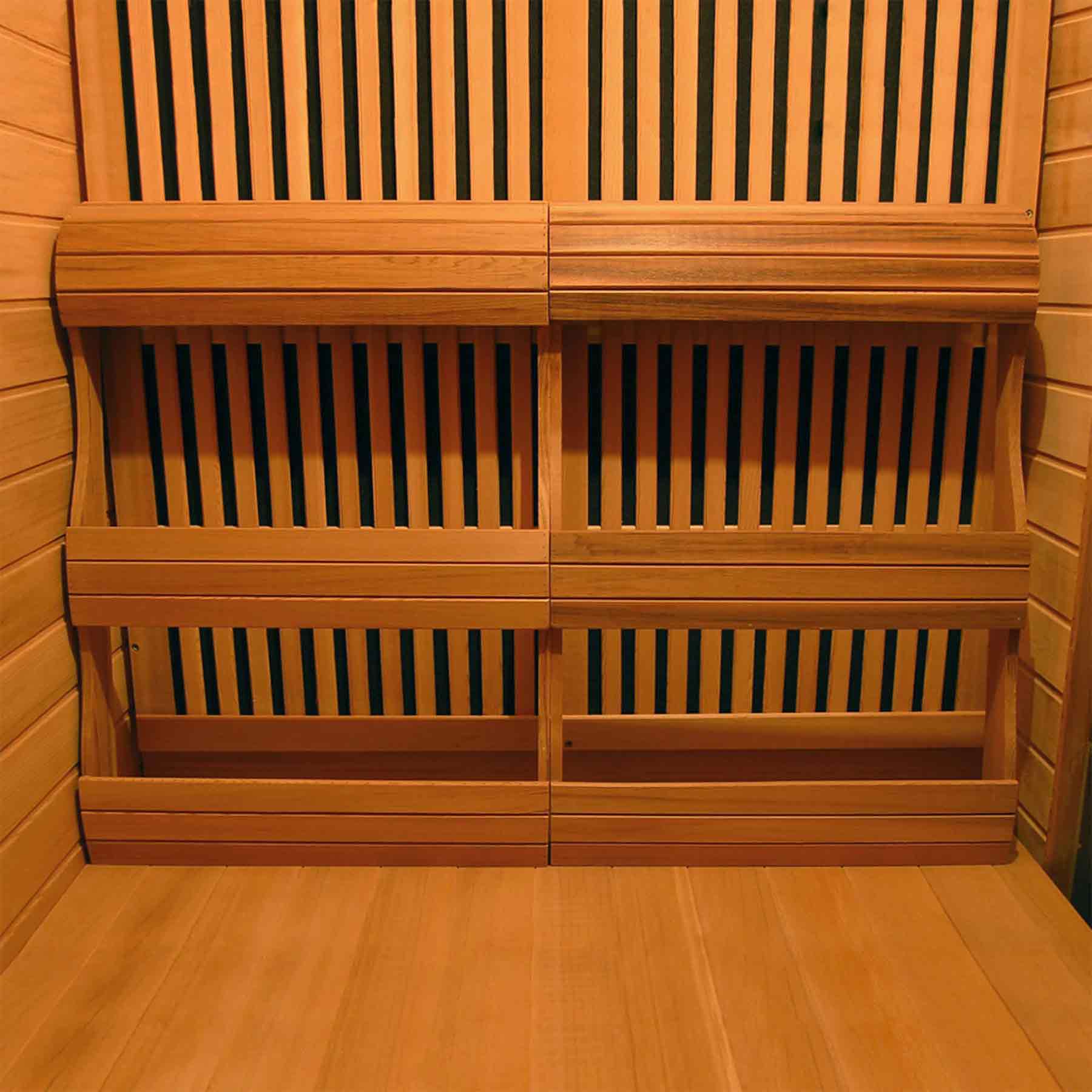 HeatWave Klondike 4 Person 9 Carbon Ultra Low EMF Indoor Infrared Sauna - Image 4