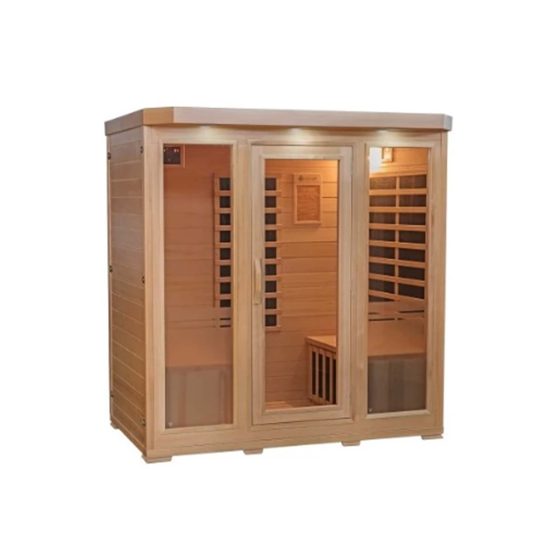 HeatWave Sonoma 4 Person 9 Carbon Indoor FAR Infrared Sauna - Image 3