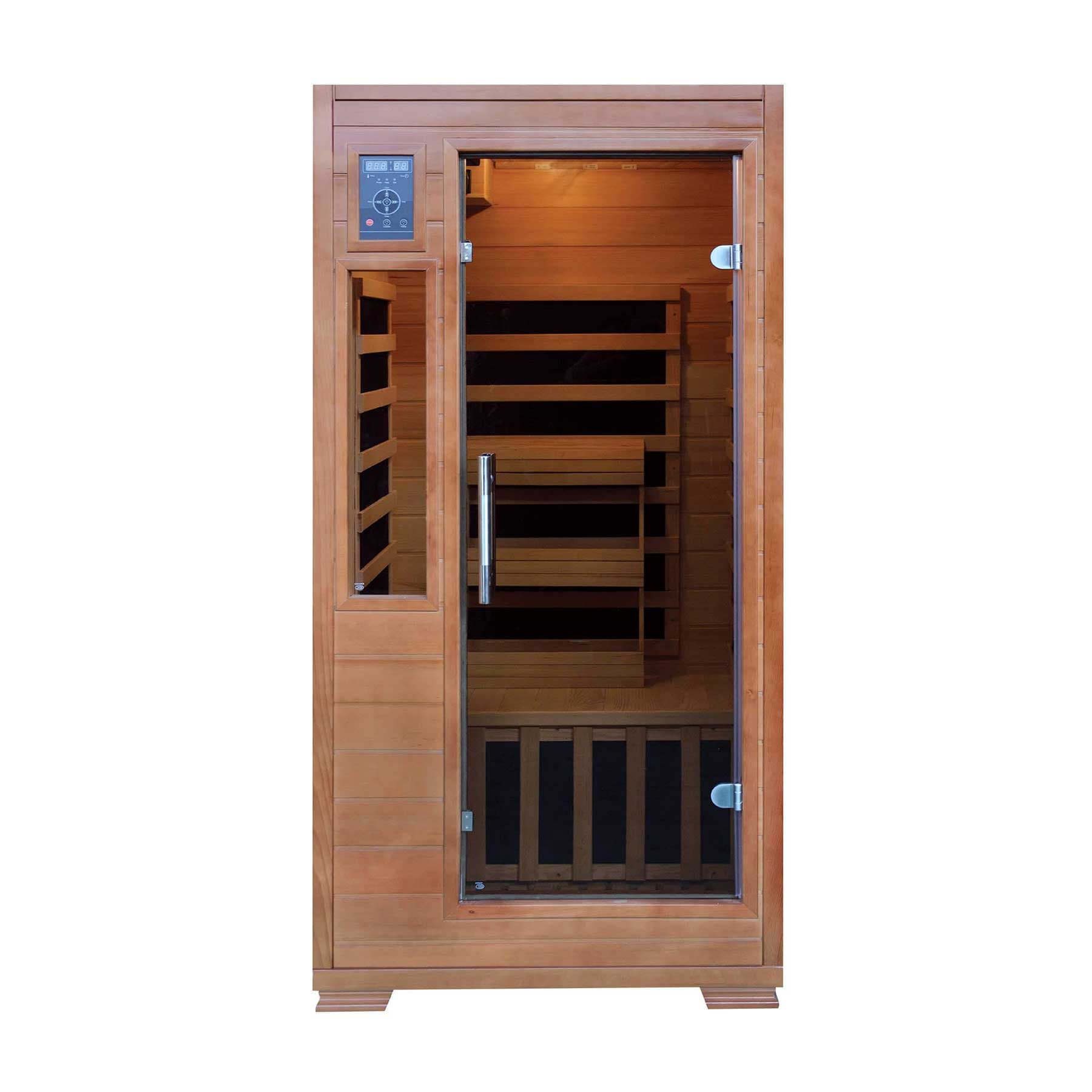 HeatWave 1-2 Person 5 Carbon Indoor Low-EMF Infrared Sauna - Image 2