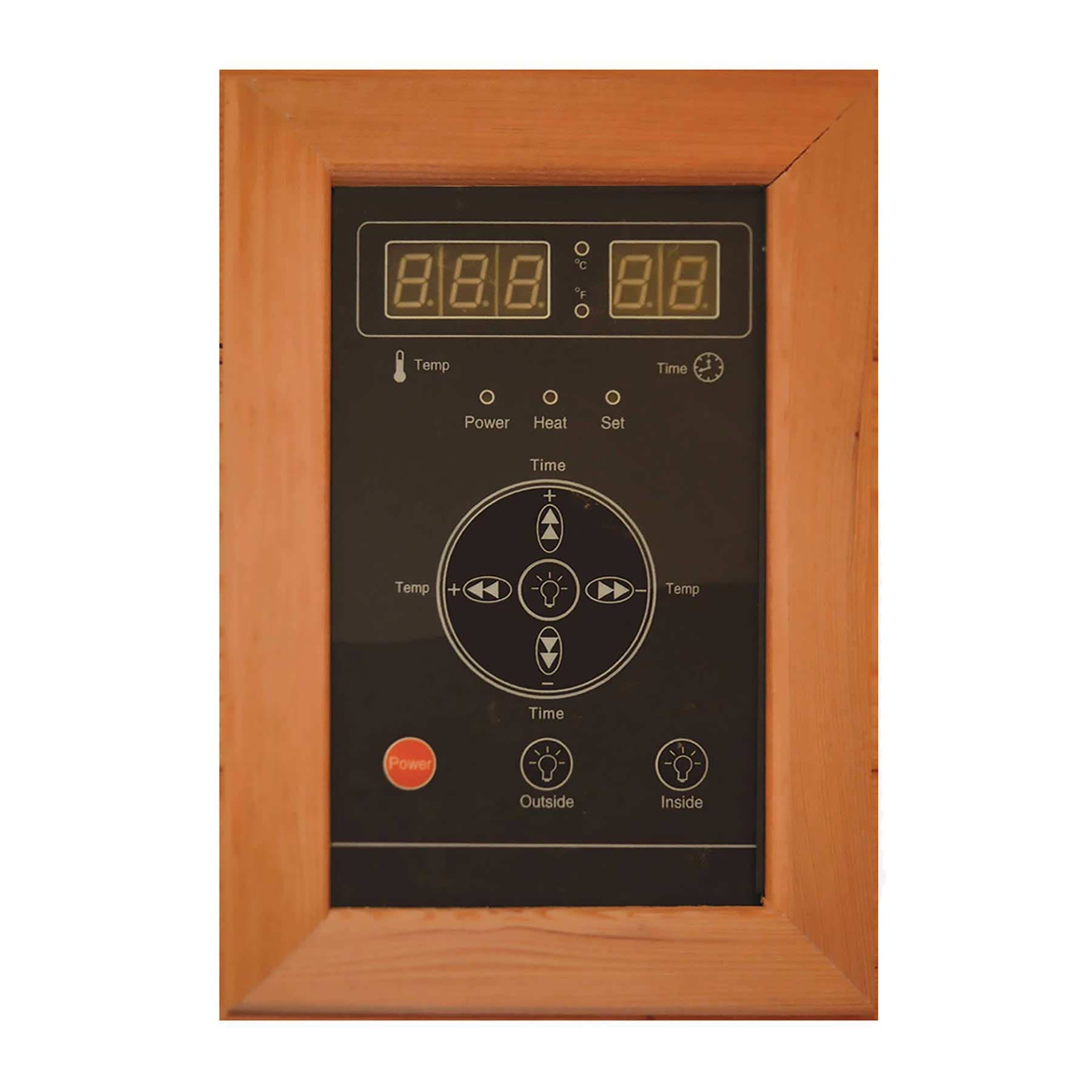 HeatWave 1-2 Person 5 Carbon Indoor Low-EMF Infrared Sauna - Image 4